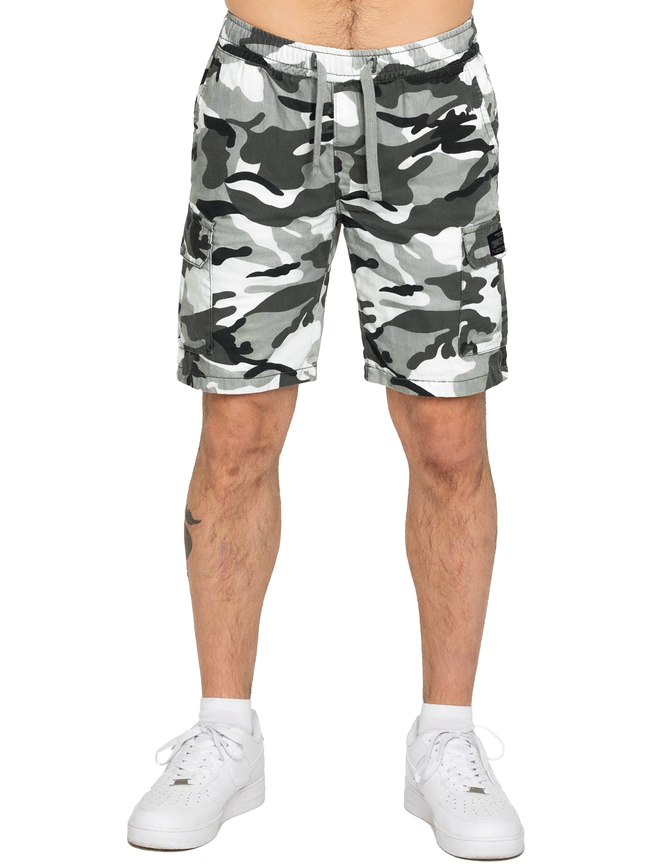 Enzo | Mens Camo Cargo Shorts