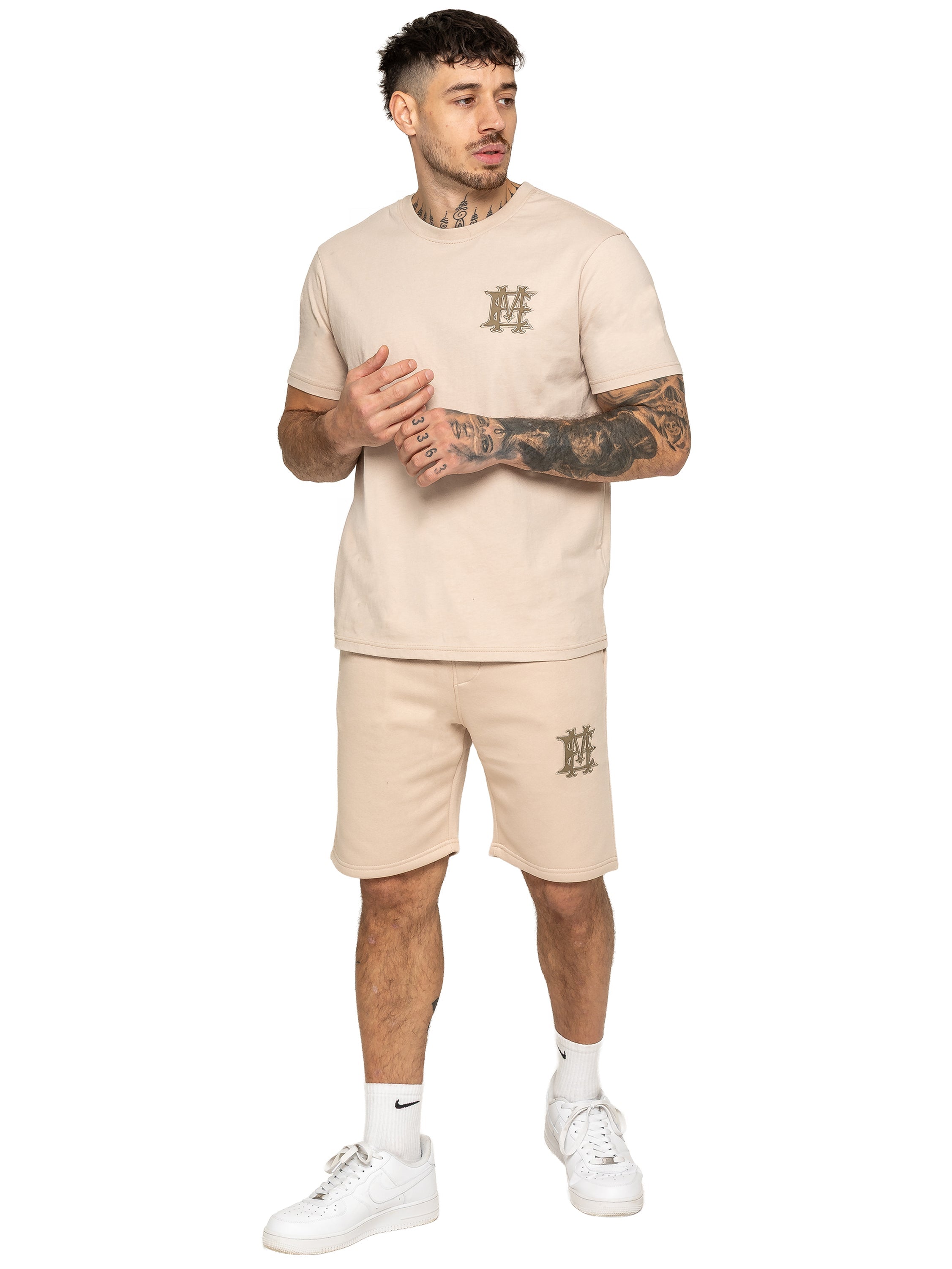 Enzo Milano | Mens Emblem T-Shirt & Shorts Set