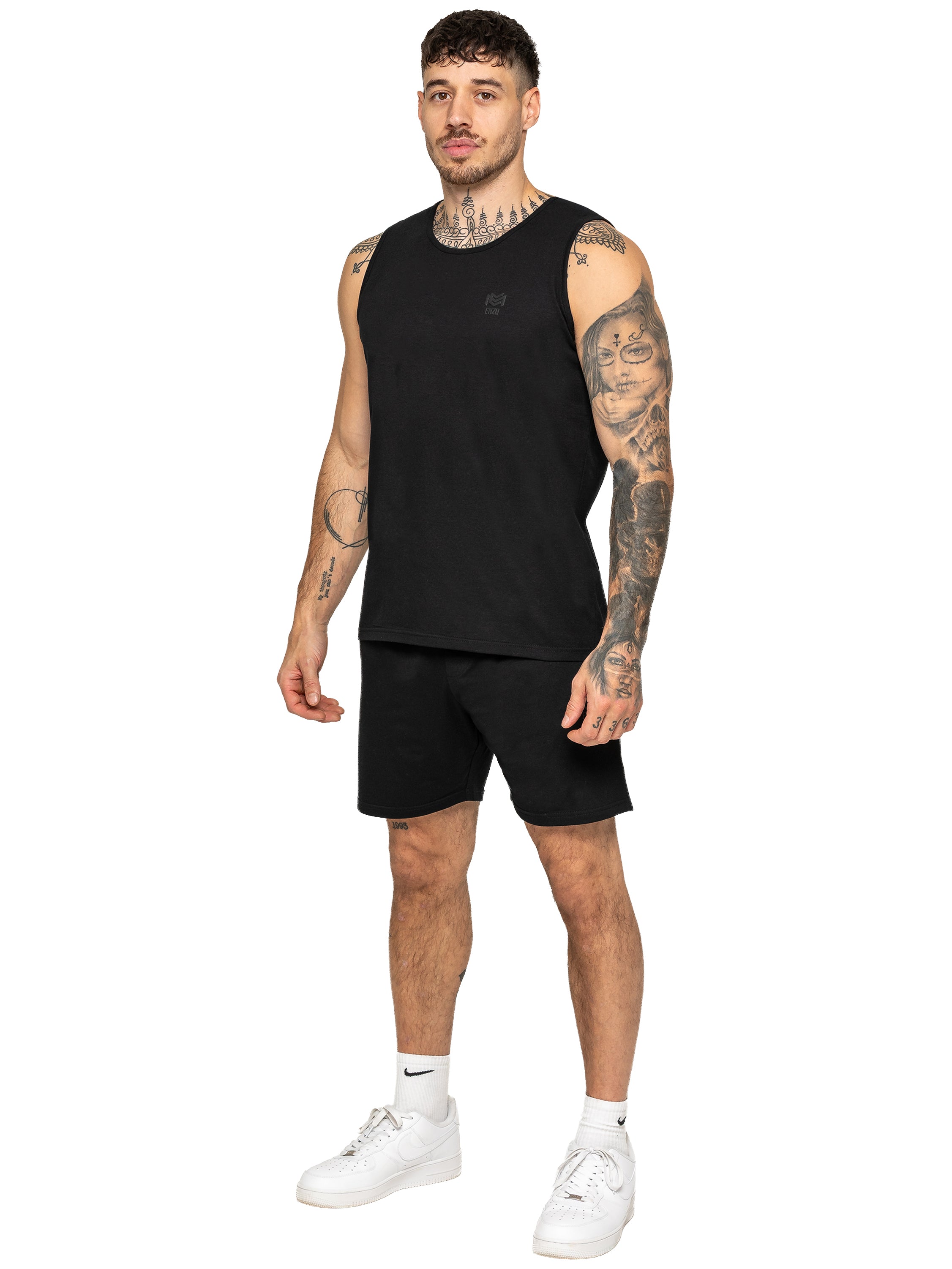 Enzo Milano | Mens Stretch Gym Shorts