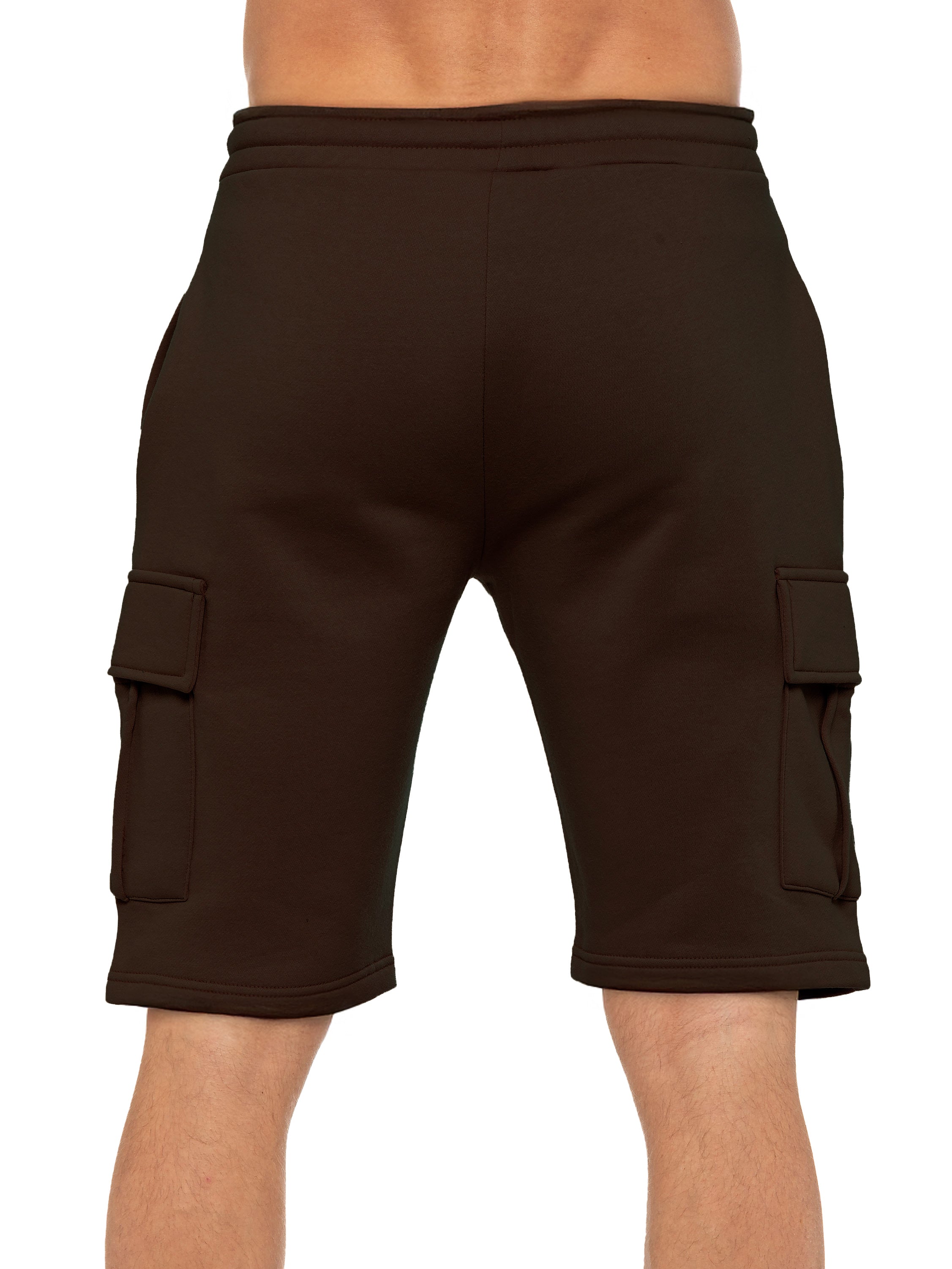 Enzo | Mens Cargo Fleece Shorts