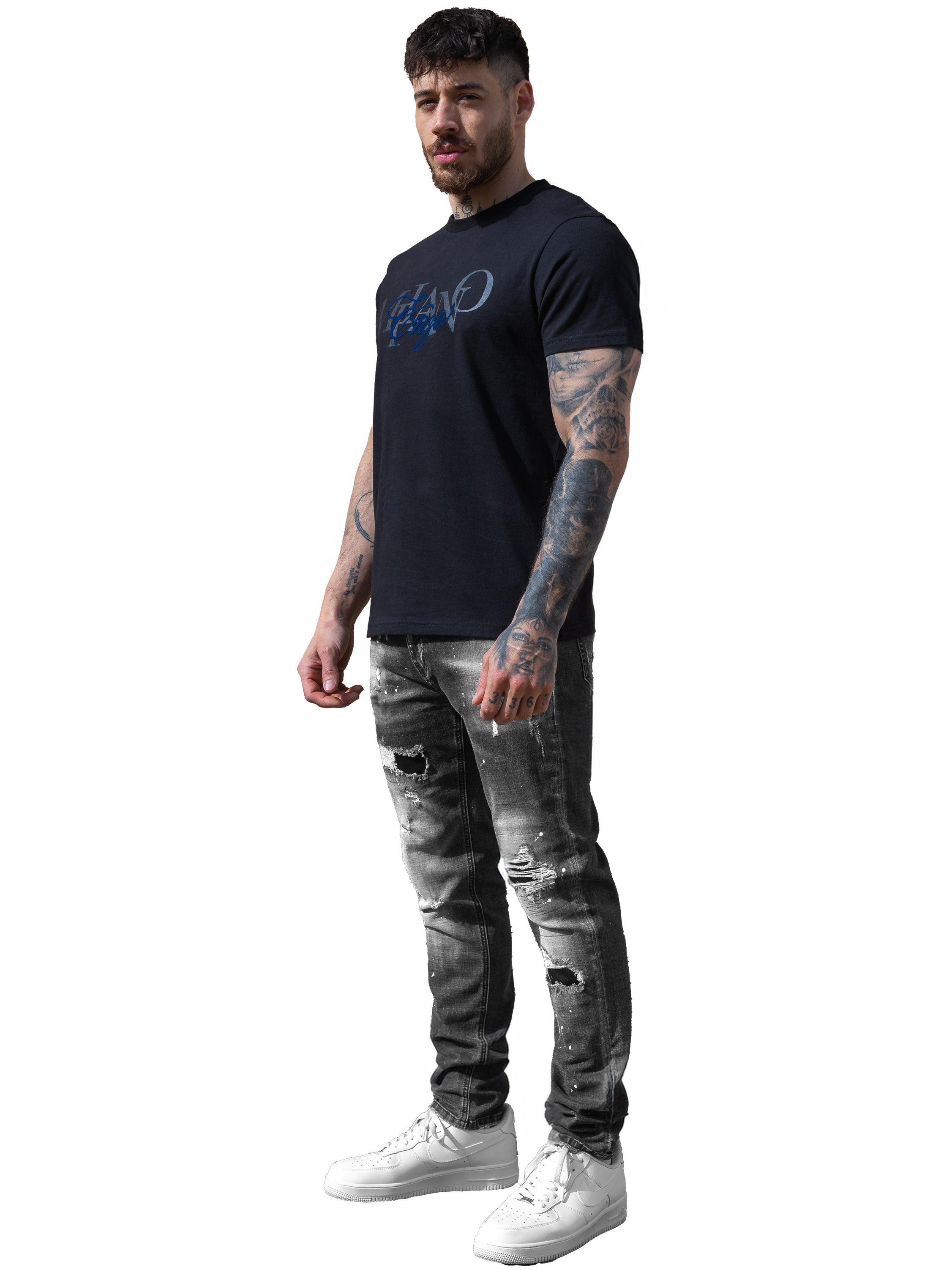 Enzo Milano | Mens Ripped Jeans