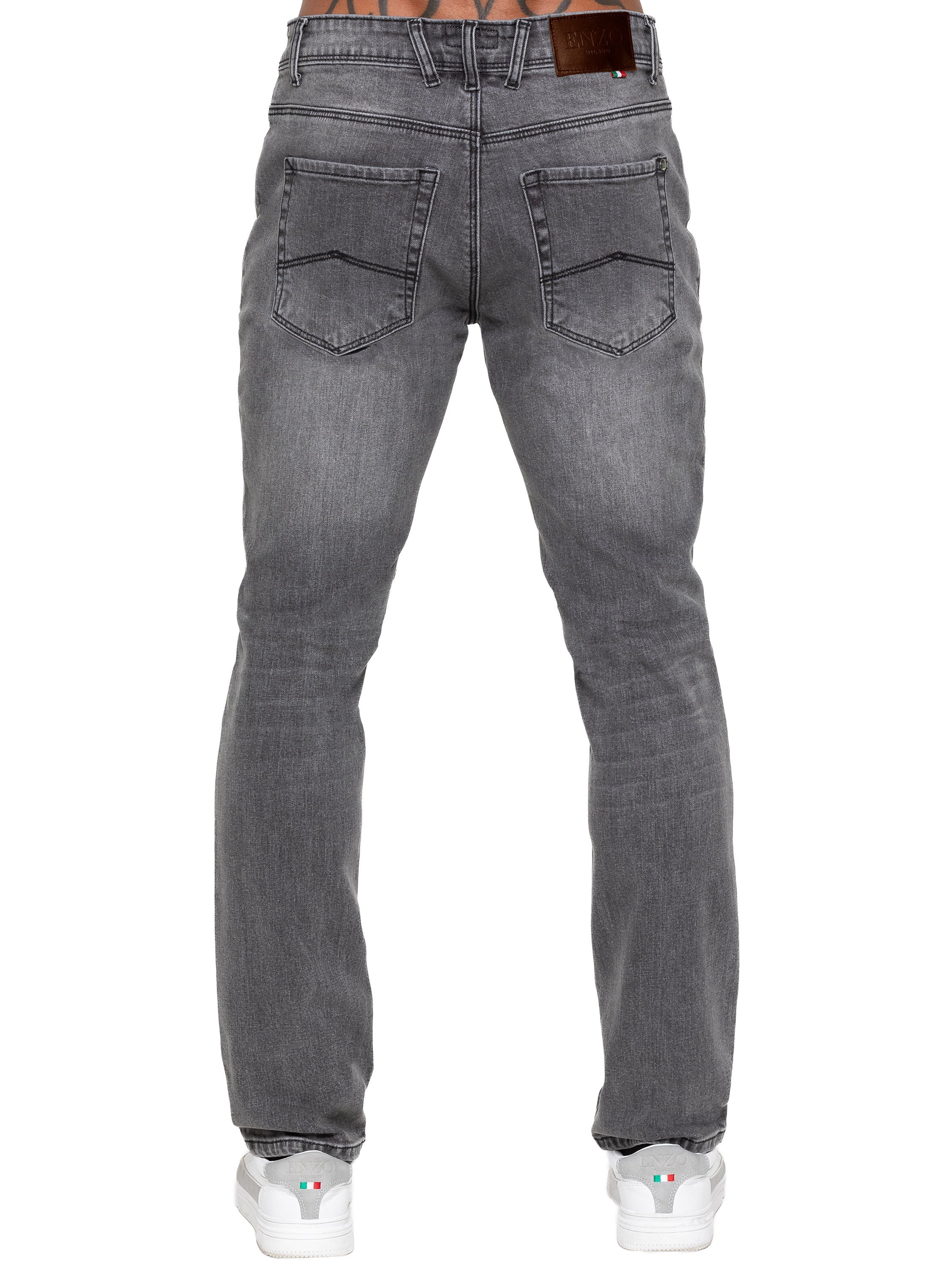 Enzo Milano | Men's Classic Tapered Jeans