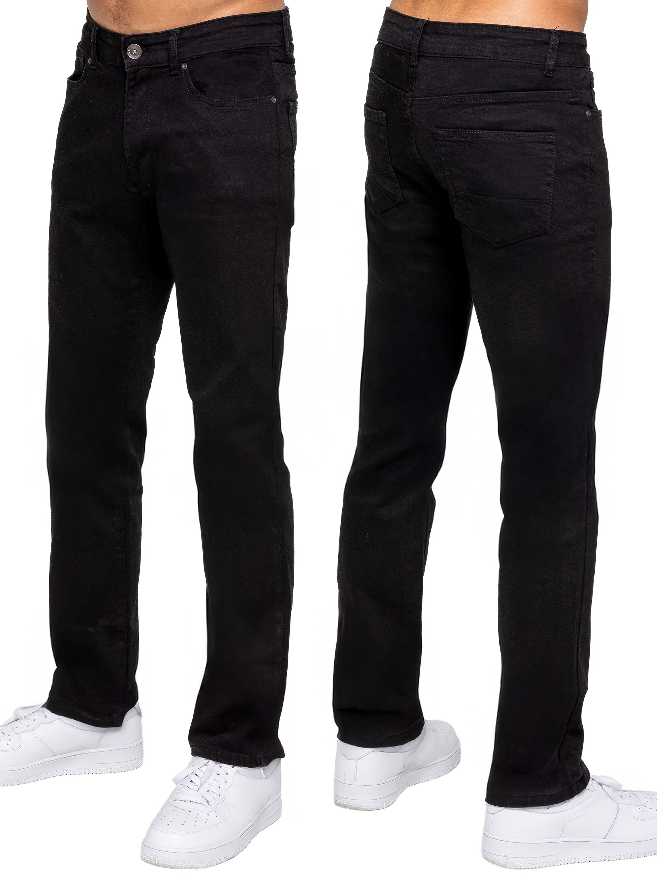 Kruze | Mens Straight Leg Stretch Jeans