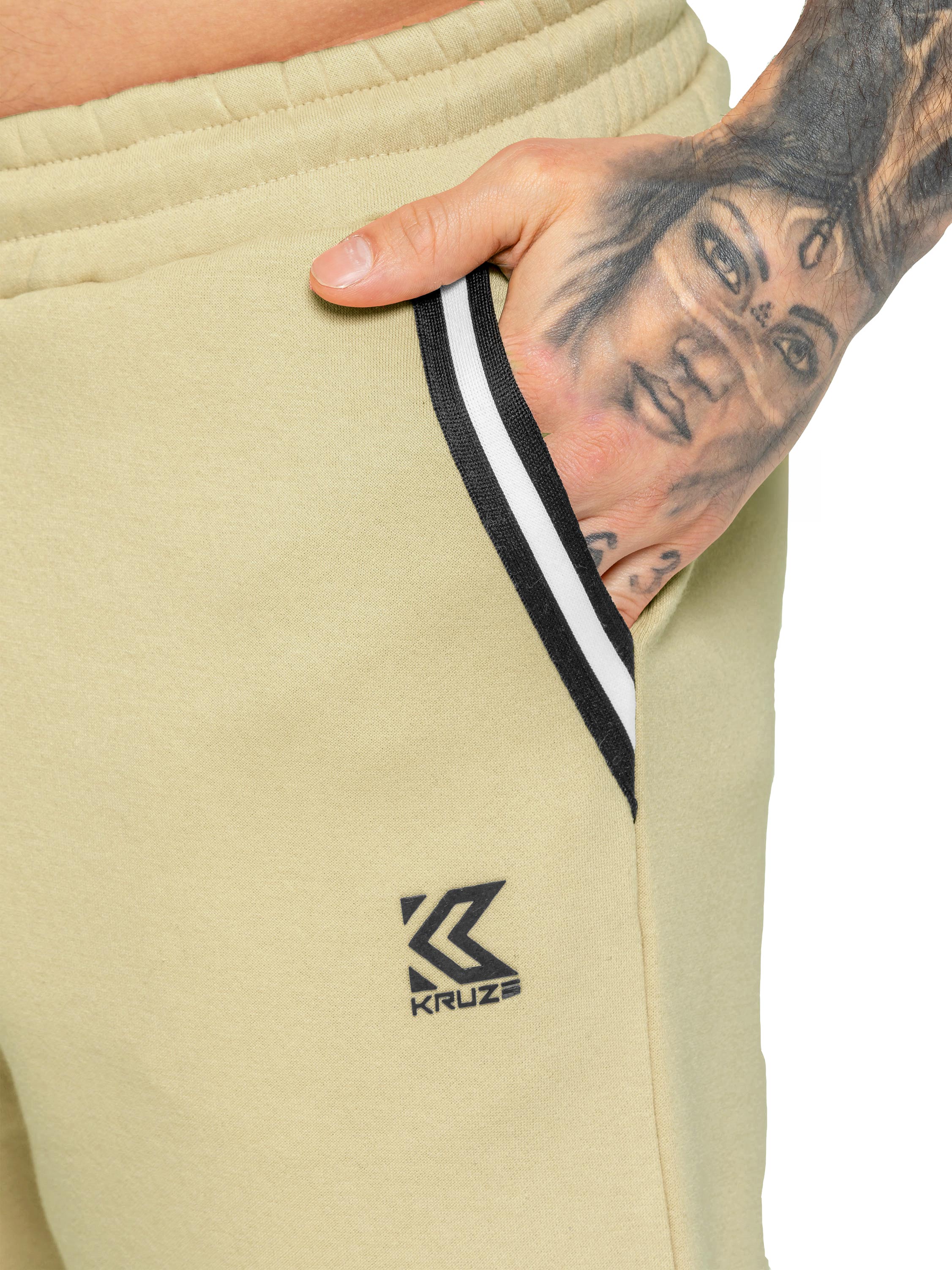 Kruze | Men's Fleece Tape Shorts