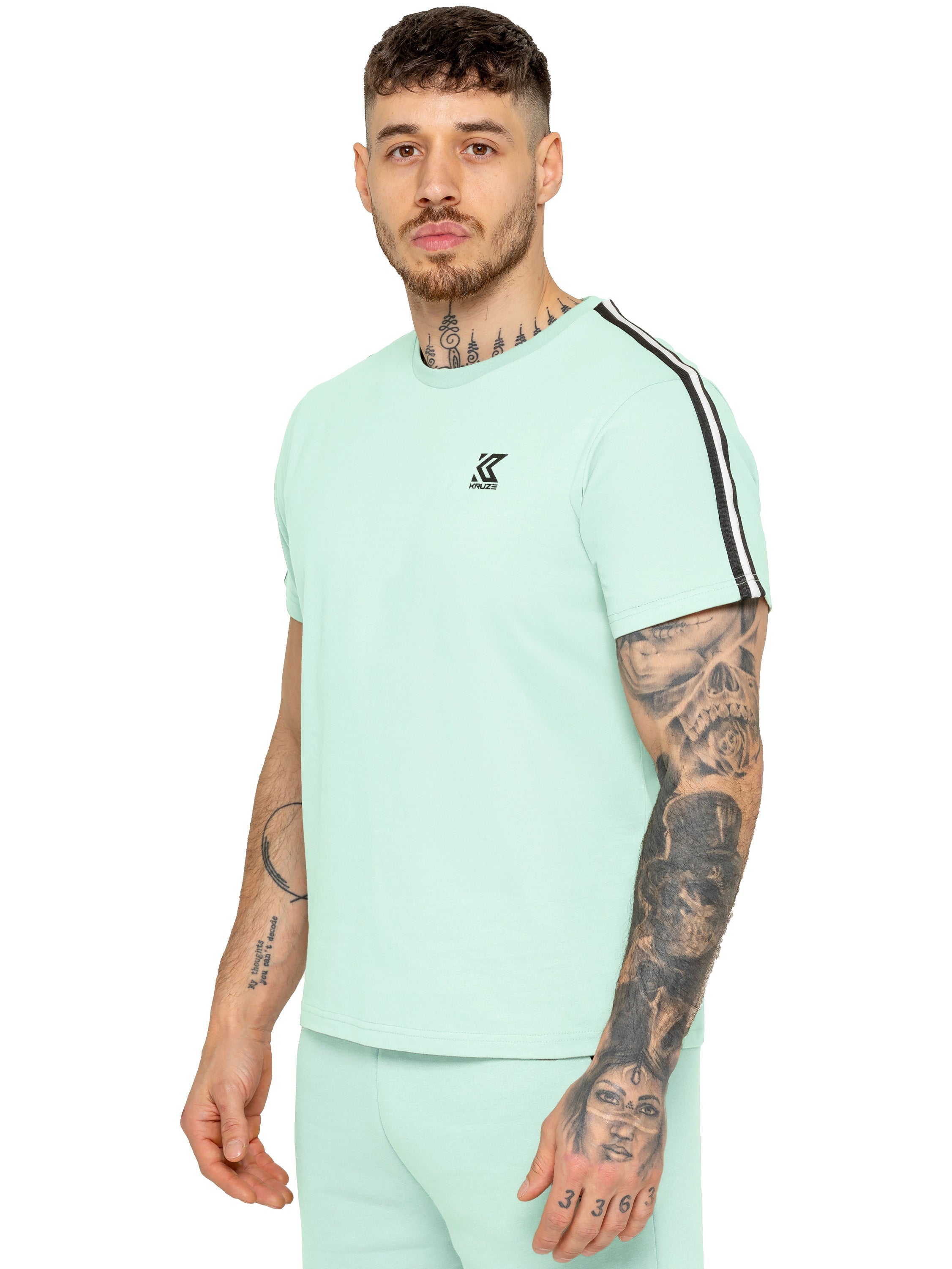 Kruze | Mens Tape T-Shirt With Shorts Set