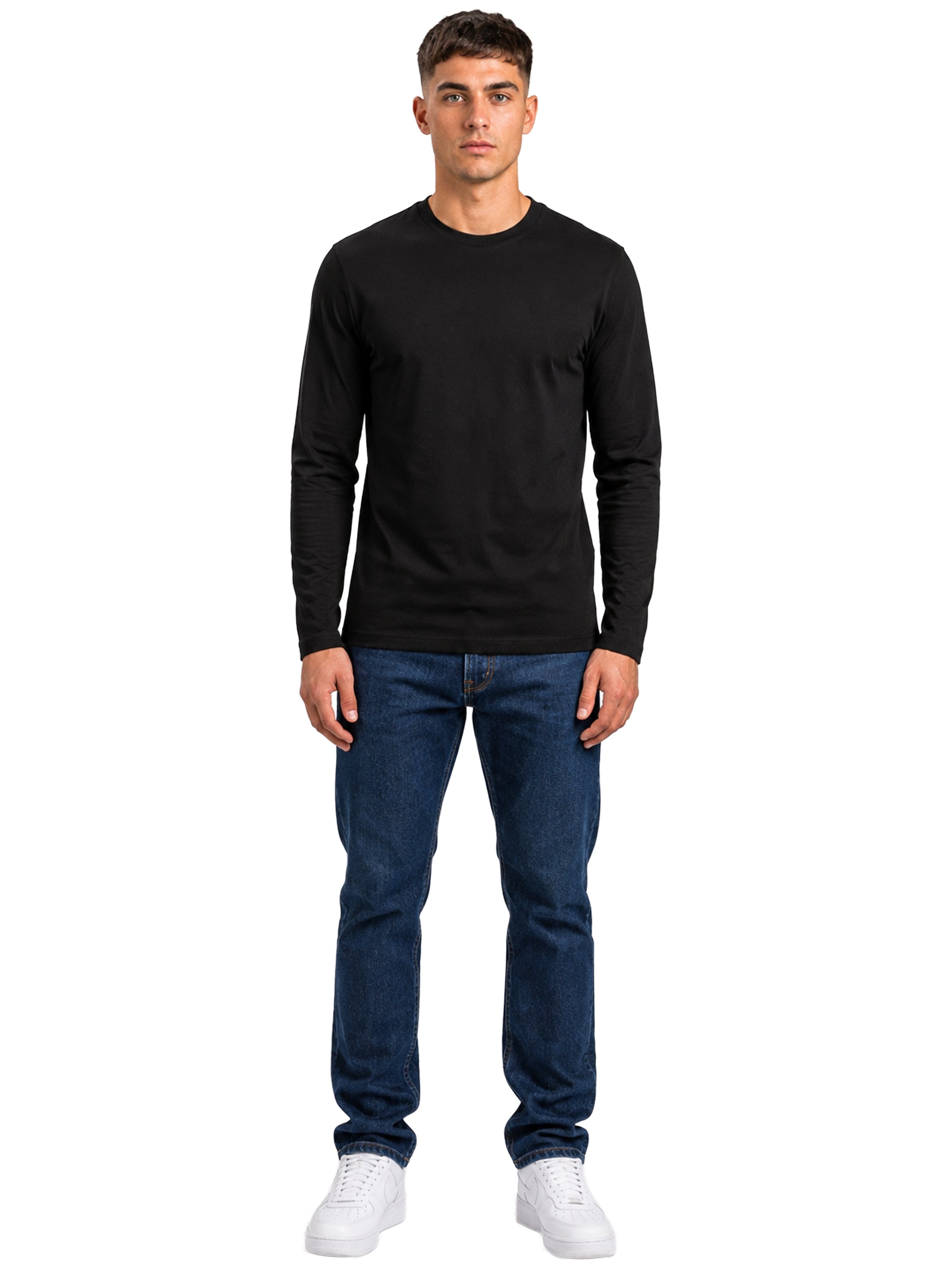 Kruze | Mens Long Sleeve T-Shirts 5 Pack