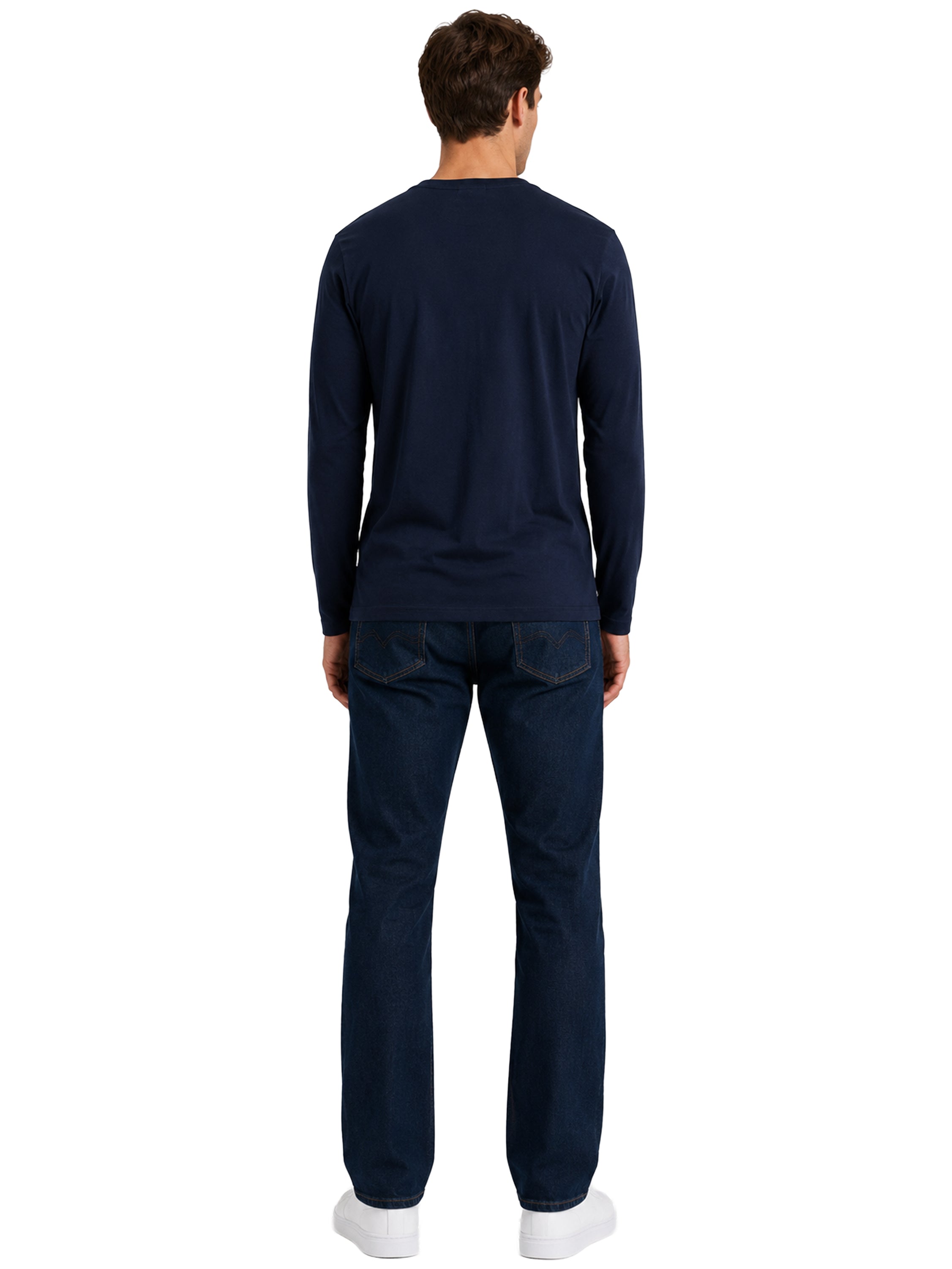 Kruze | Mens Long Sleeve T-Shirts 5 Pack