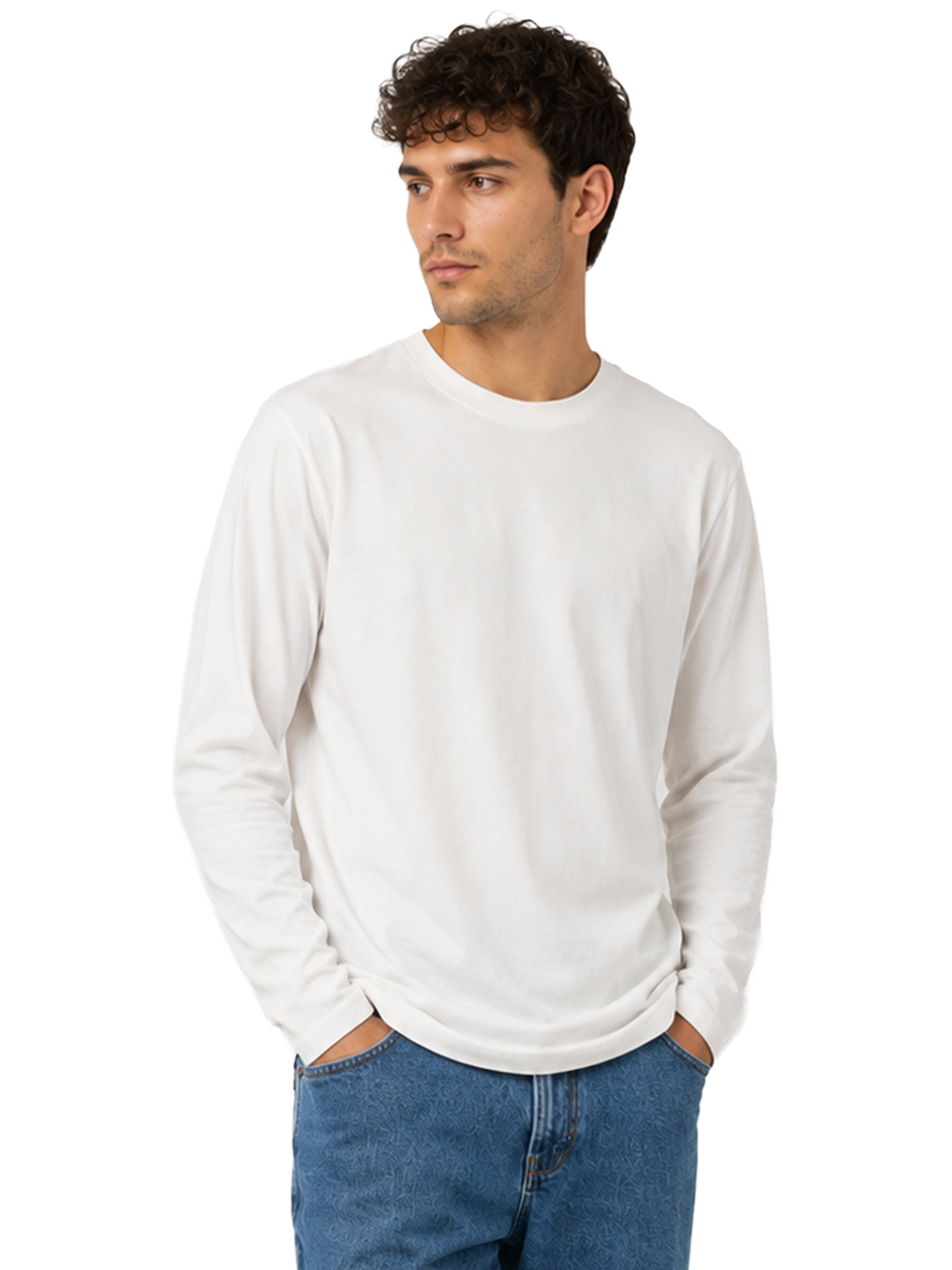 Kruze | Mens Long Sleeve T-Shirts 5 Pack