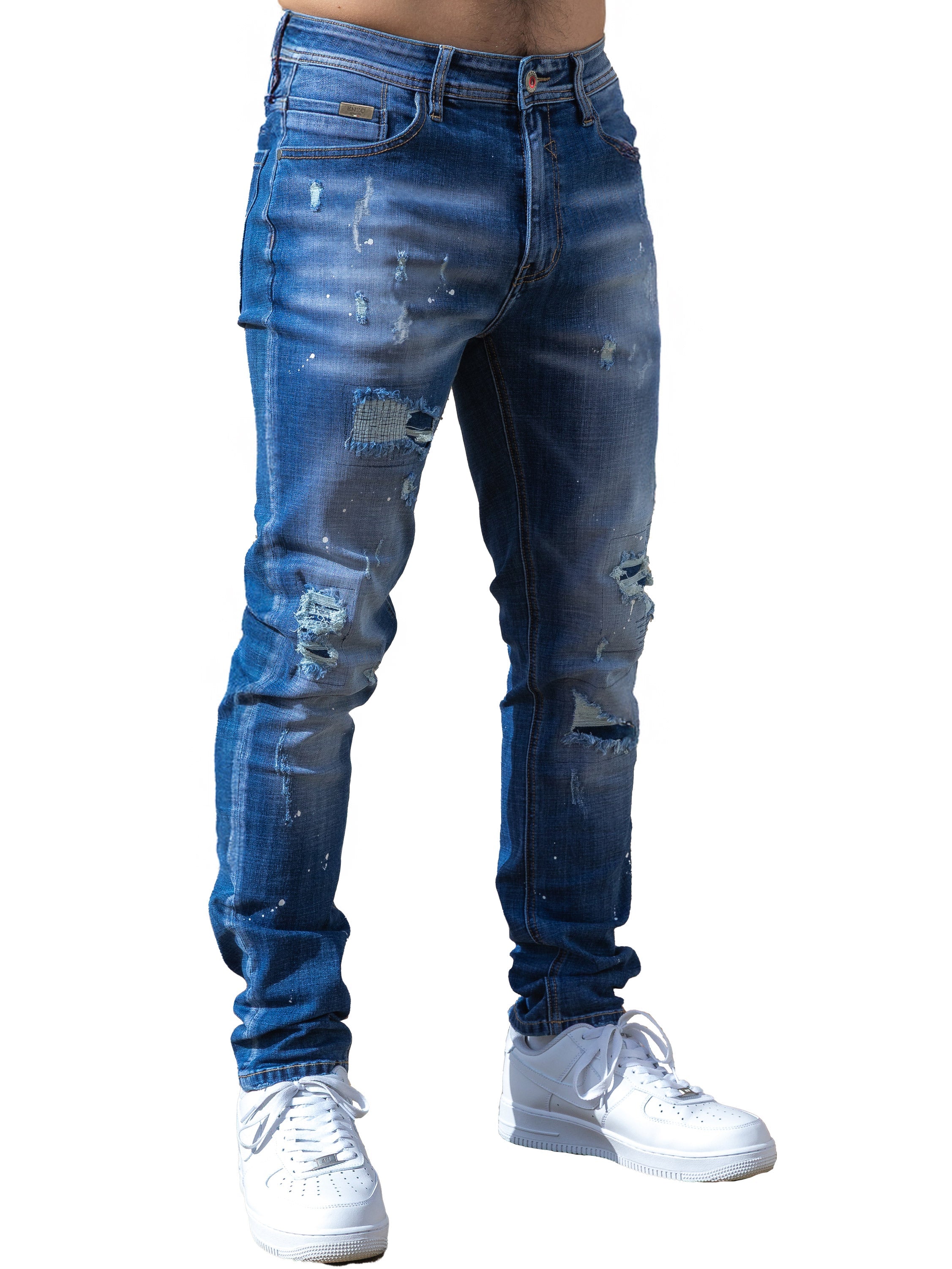 Enzo Milano | Mens Ripped Jeans