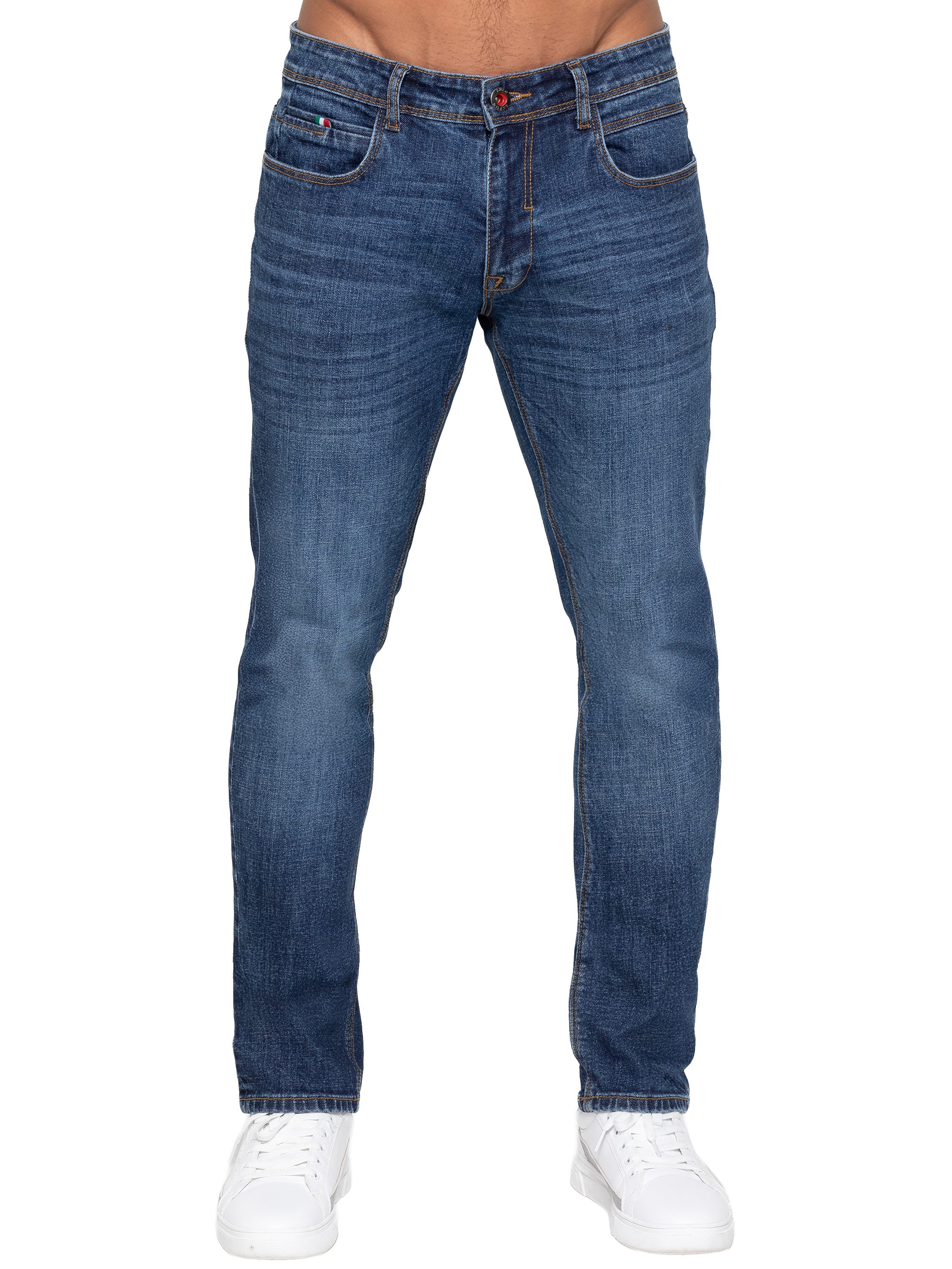Enzo Milano | Men's Classic Tapered Jeans