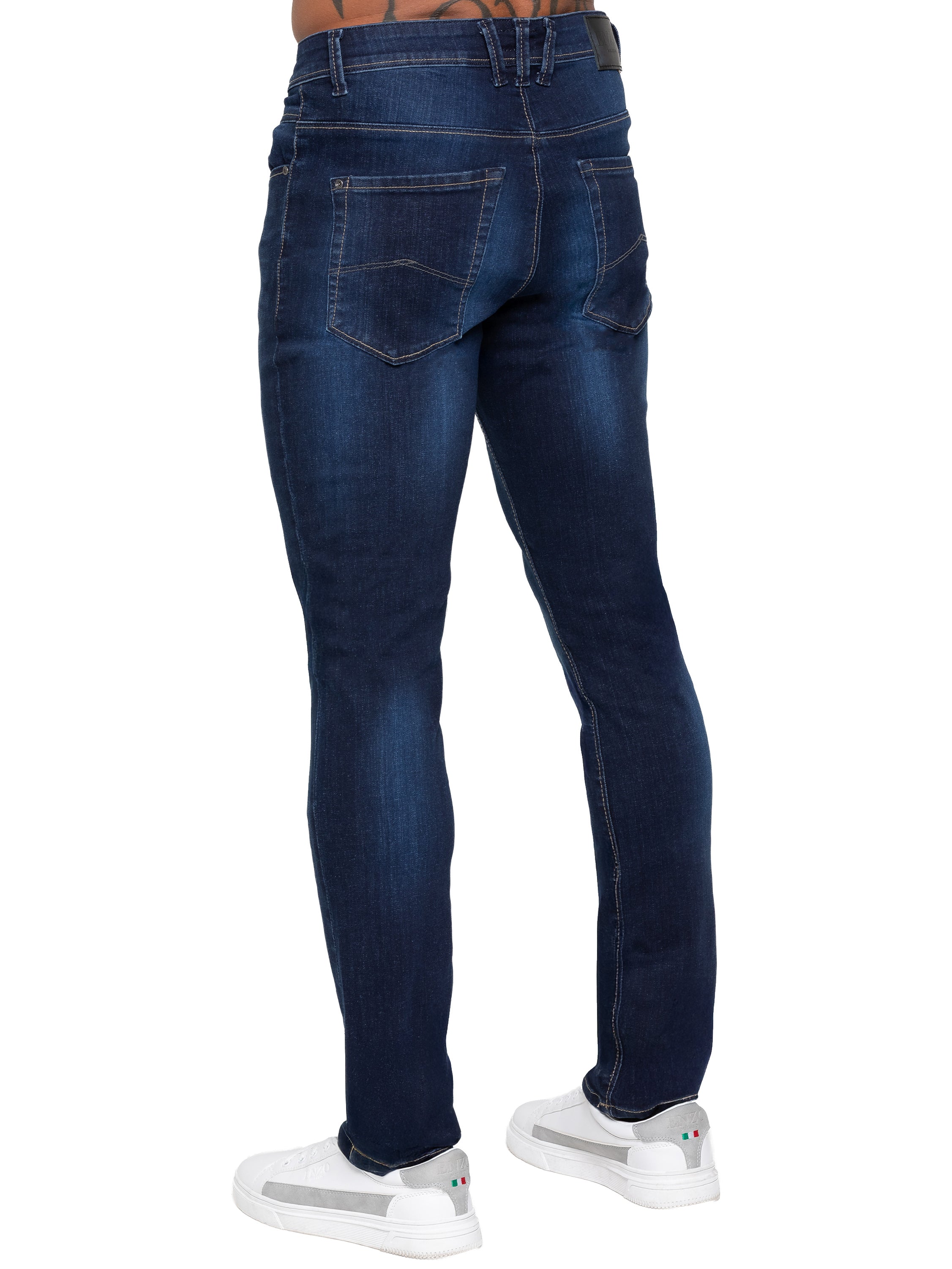Enzo Milano | Mens Active Flex Tapered Jeans