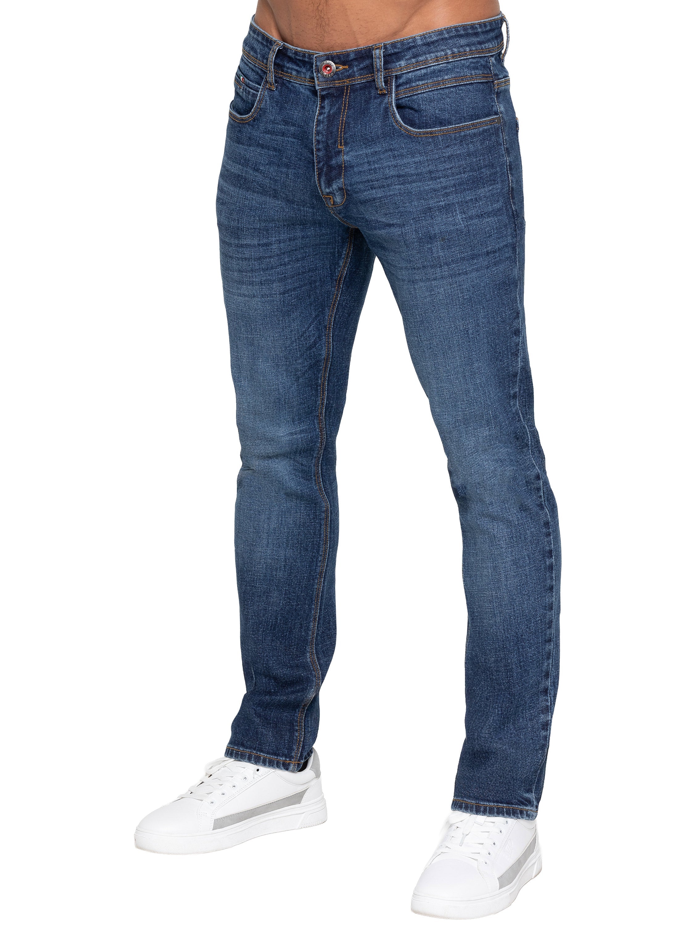 Enzo Milano | Men's Classic Tapered Jeans