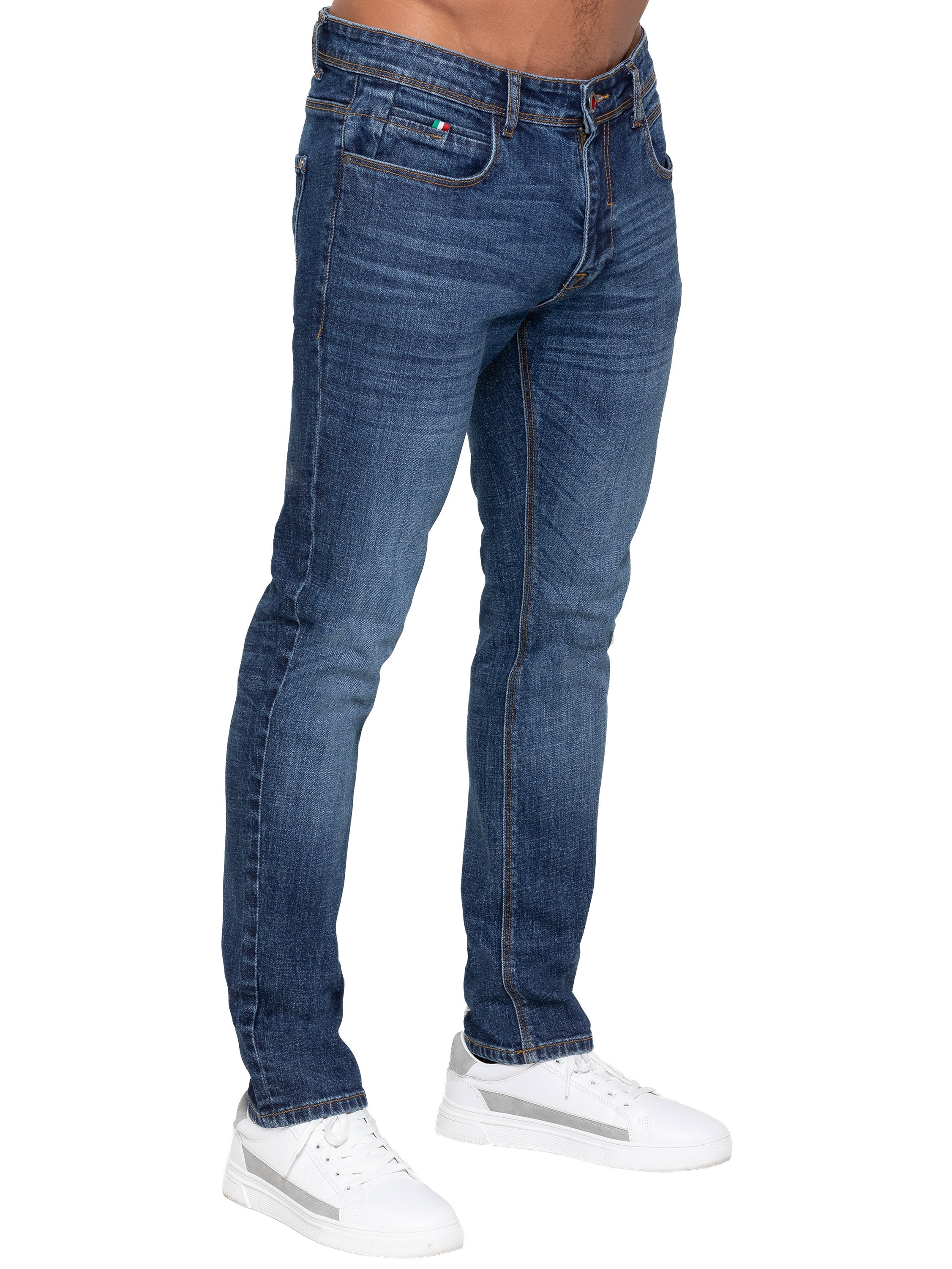 Enzo Milano | Men's Classic Tapered Jeans