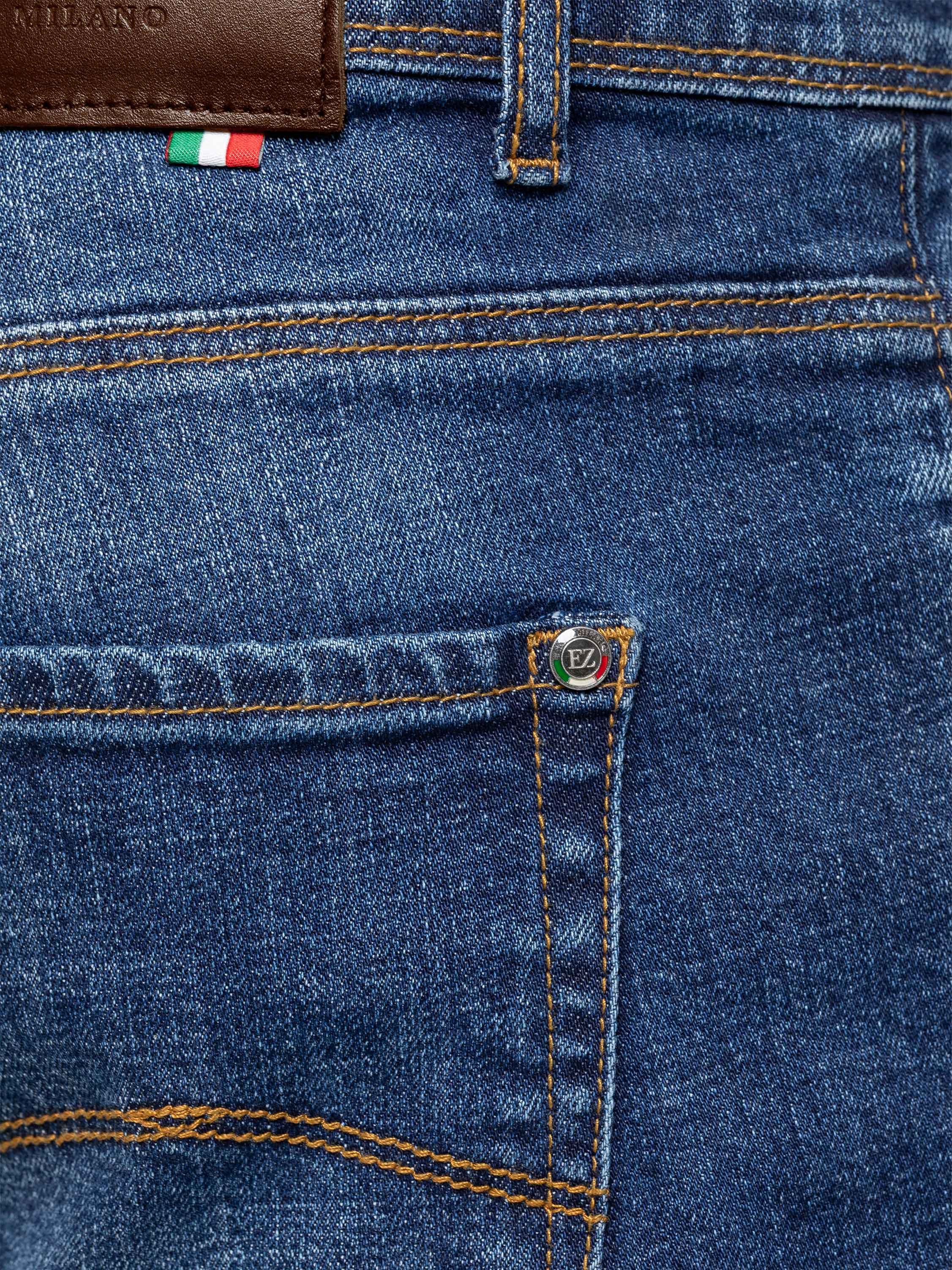 Enzo Milano | Men's Classic Tapered Jeans