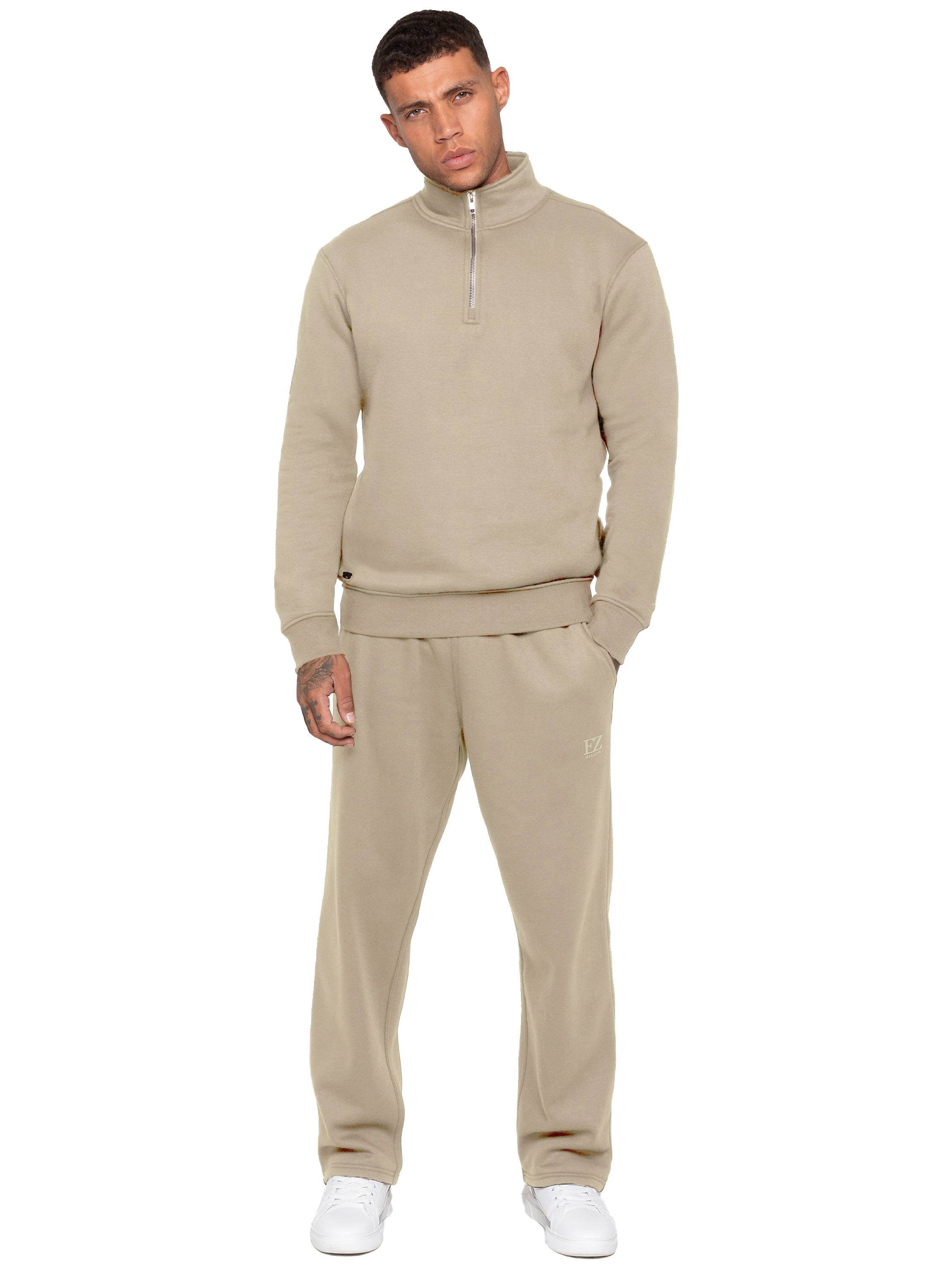 Enzo Milano | Men's Half Zip Sweatshirt Tracksuit