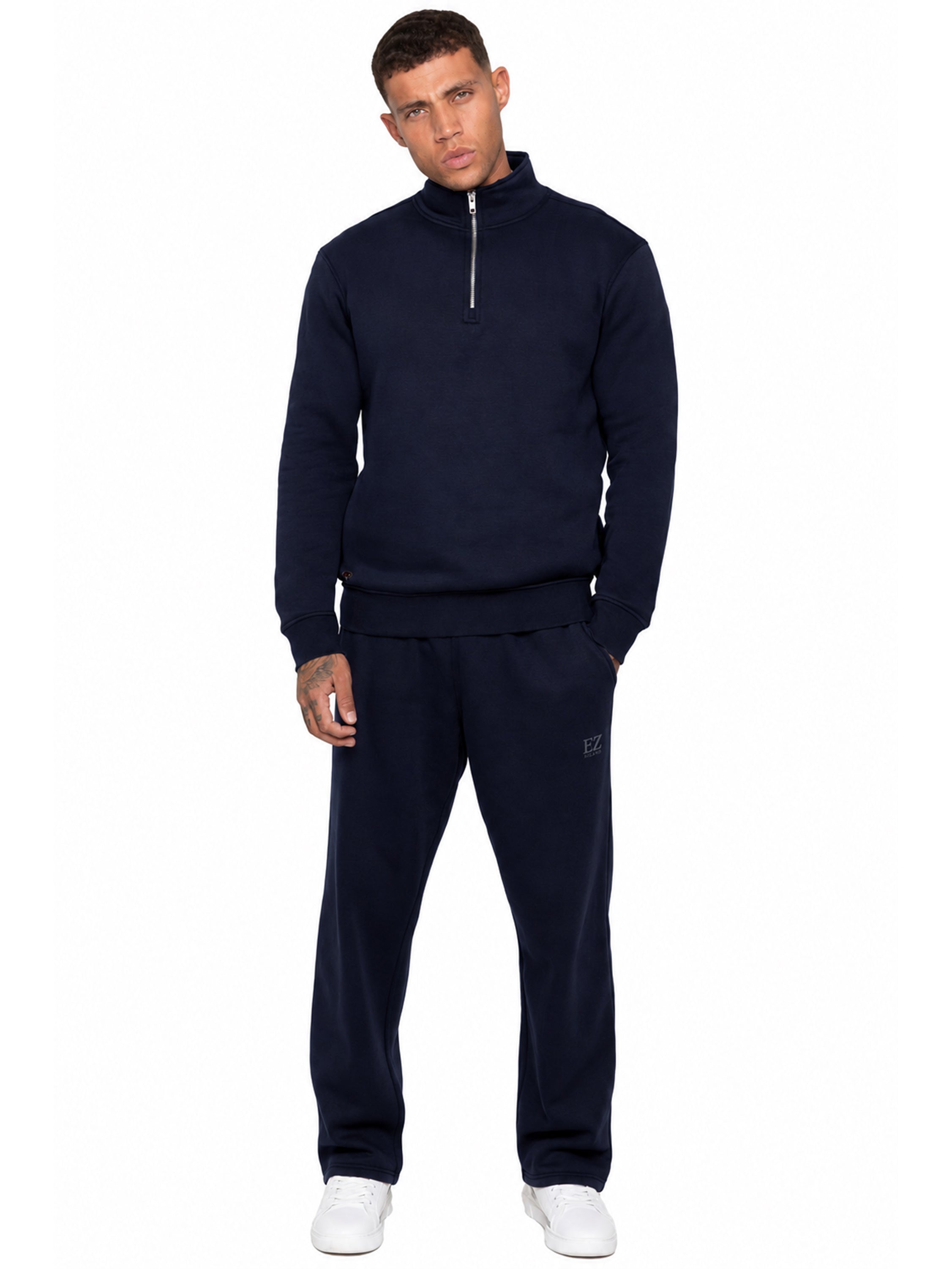 Enzo Milano | Men's Half Zip Sweatshirt Tracksuit