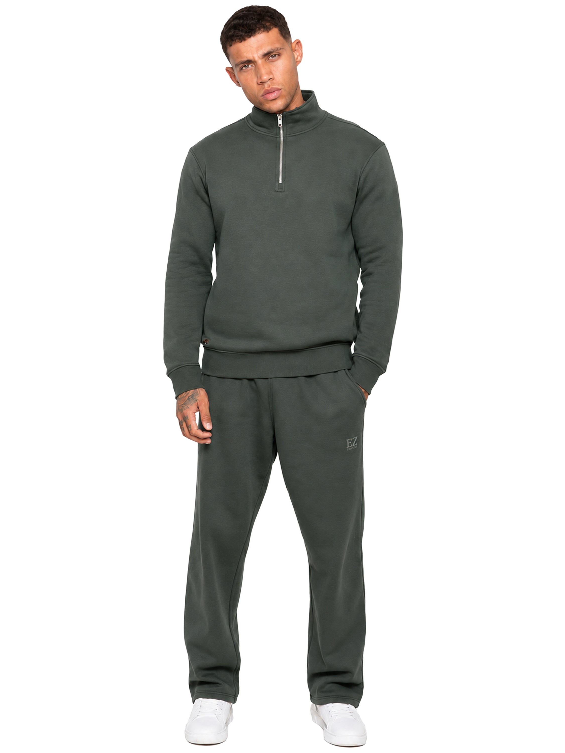 Enzo Milano | Mens Half Zip Sweatshirt