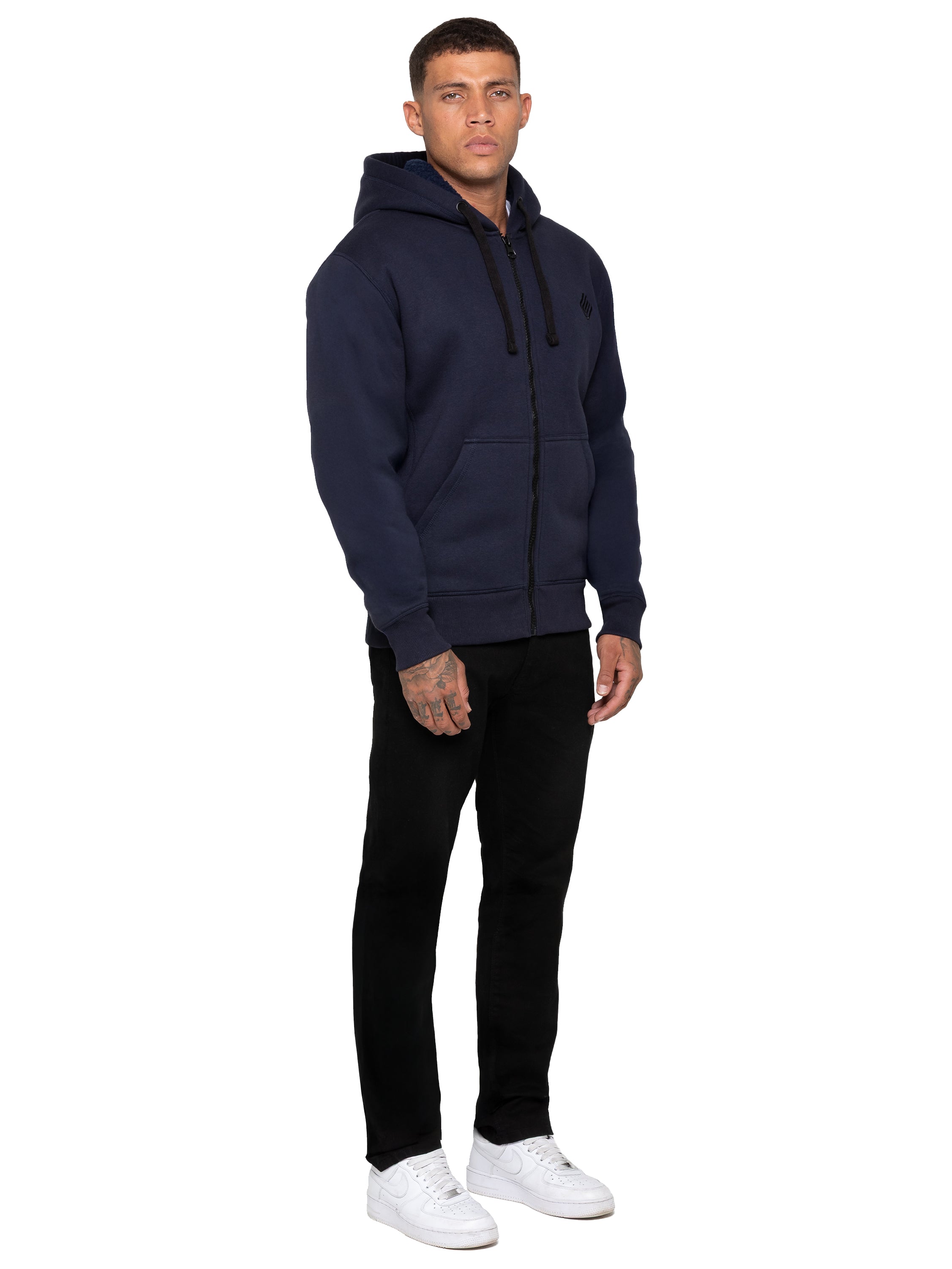 Enzo | Men's Borg Lined Hoodie