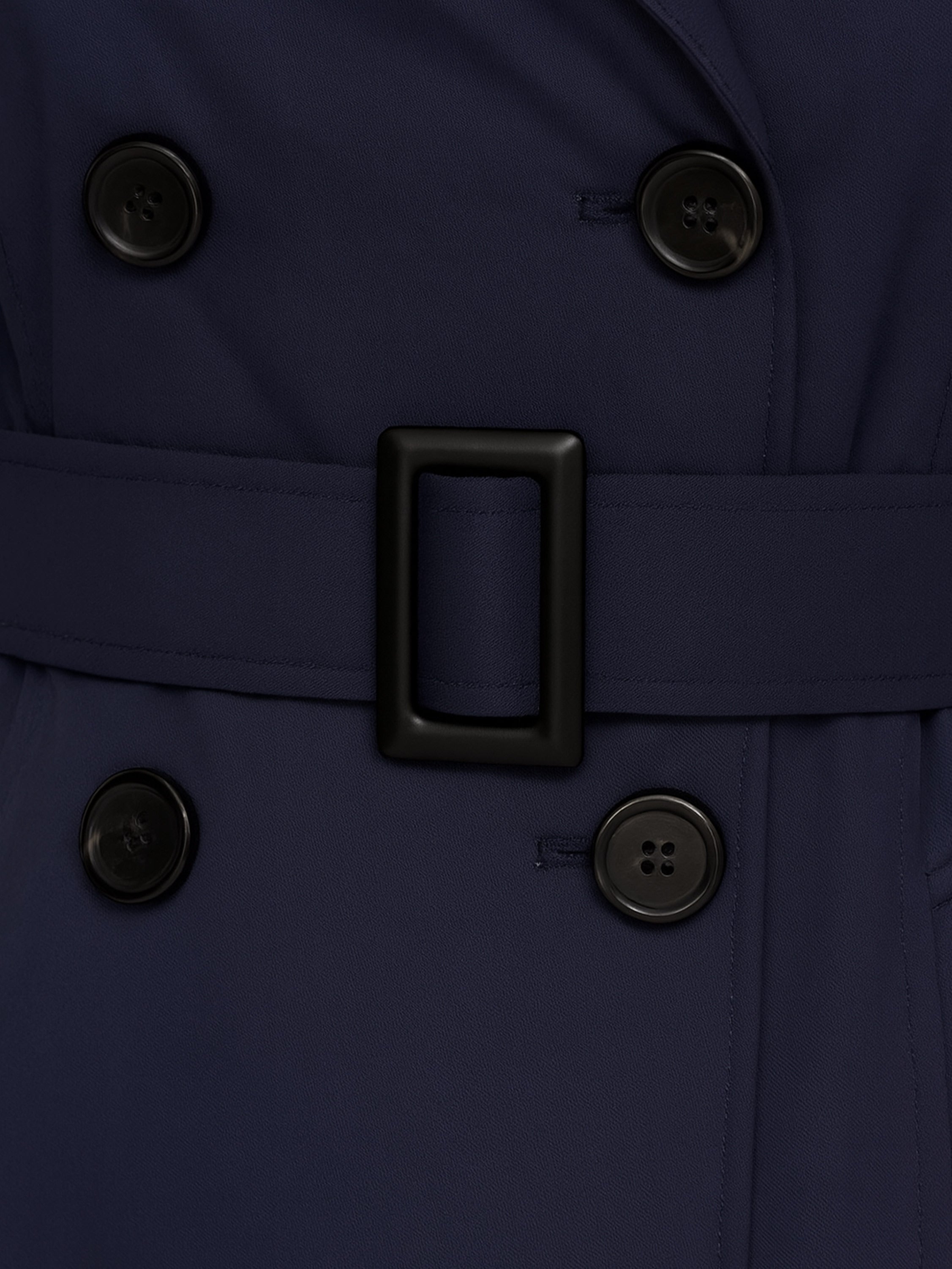 Womens Trench Coat Double Breasted Autumn Winter Long Jacket