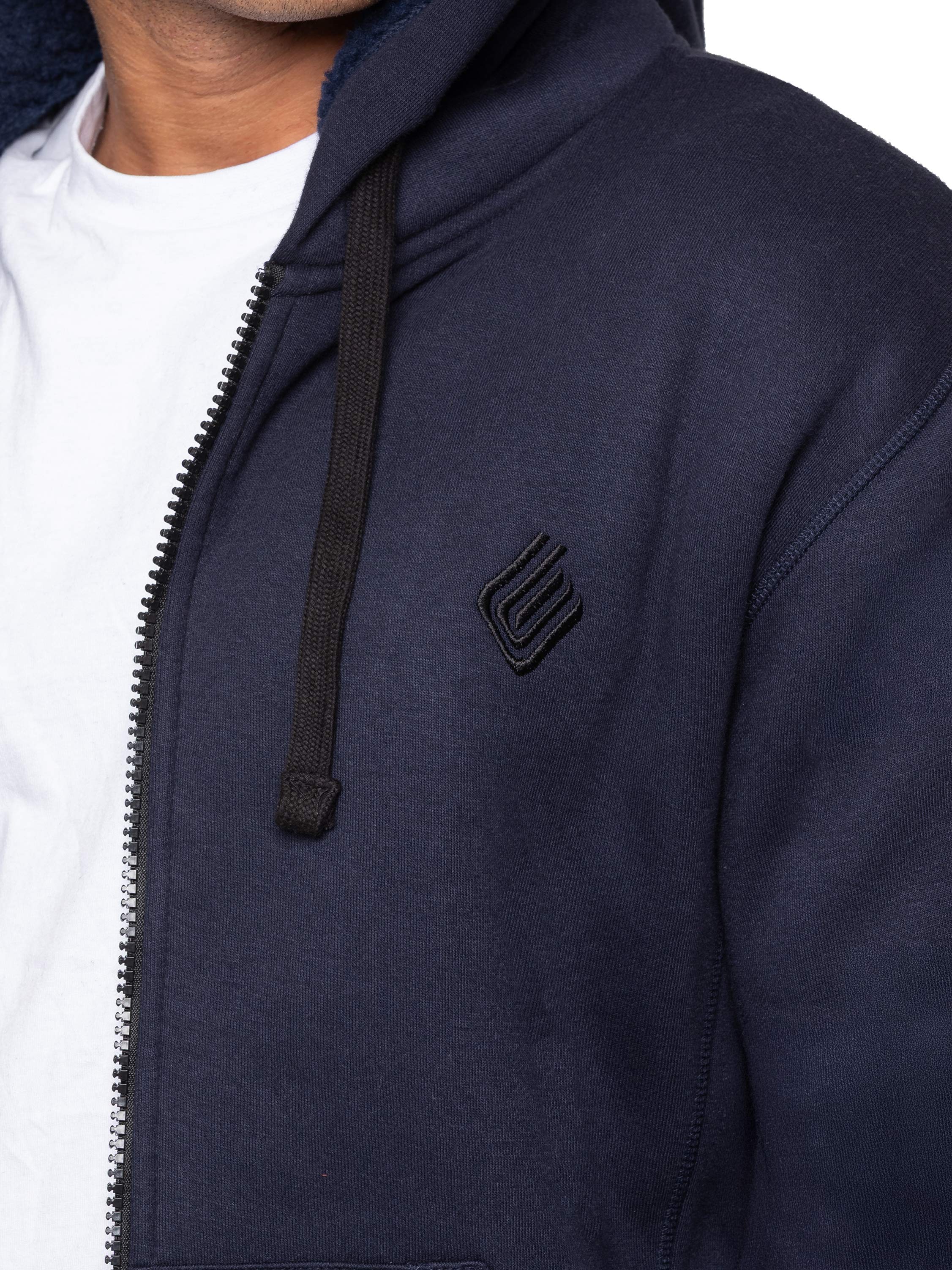 Enzo | Men's Borg Lined Hoodie