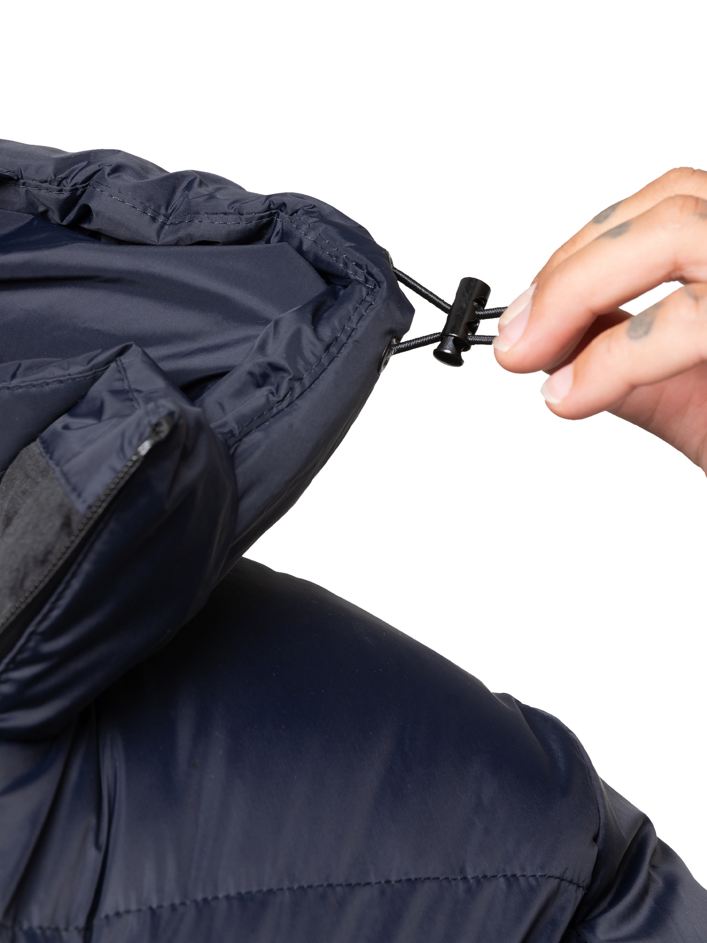 Kruze | Mens Hooded Puffer Jacket