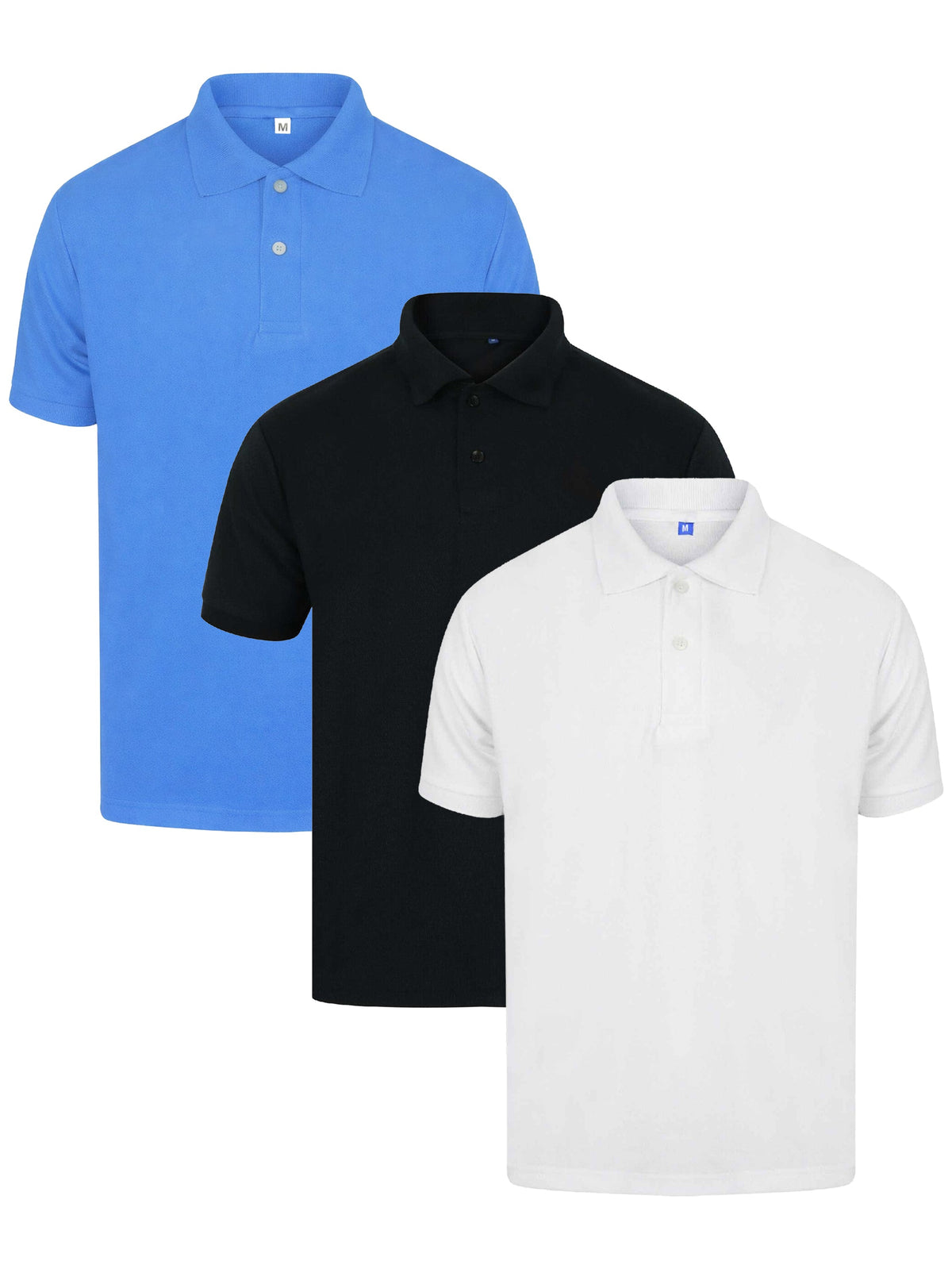 Kruze | Mens Polo T-Shirts (3 Pack)