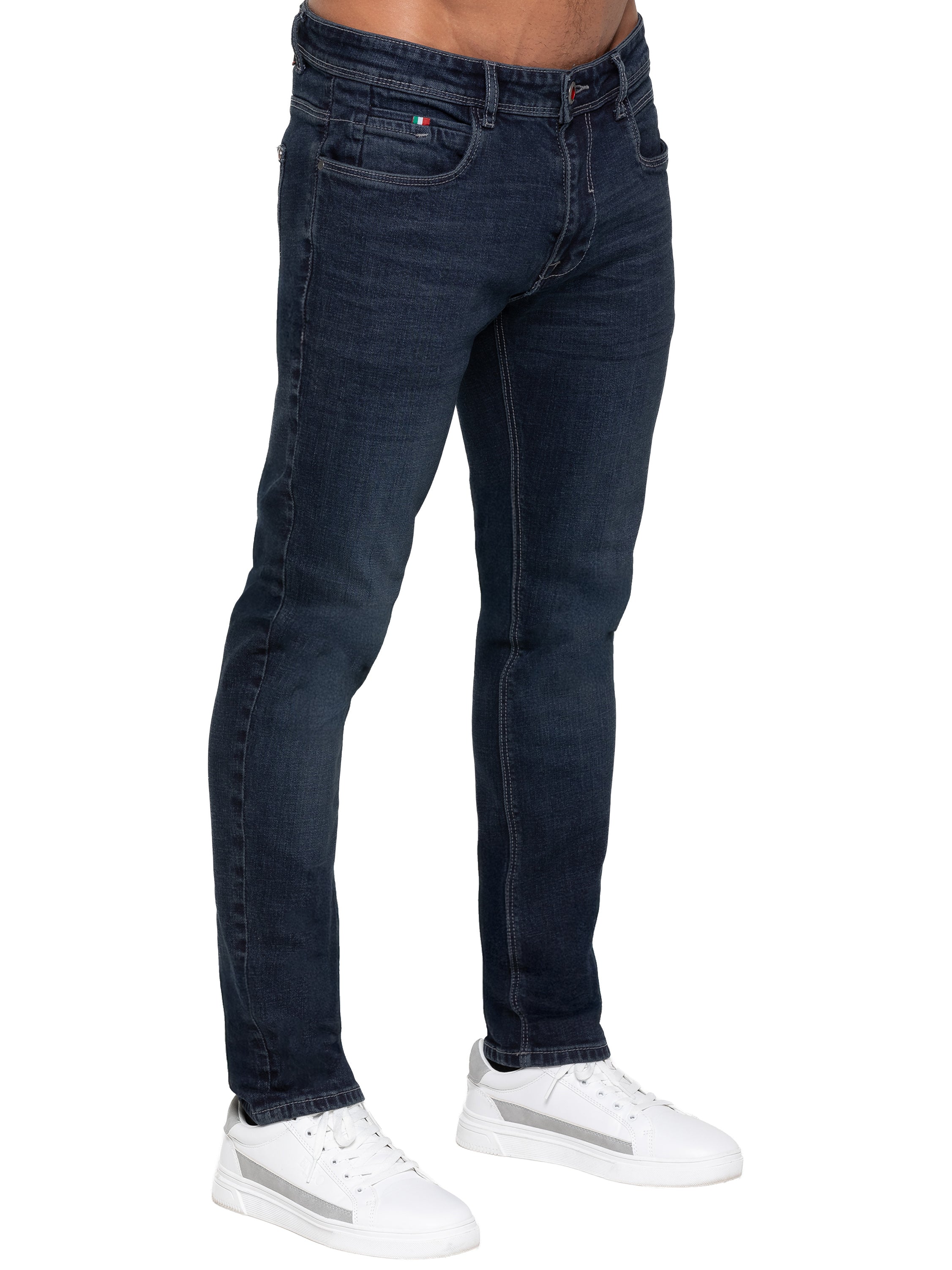 Enzo Milano | Men's Classic Tapered Jeans