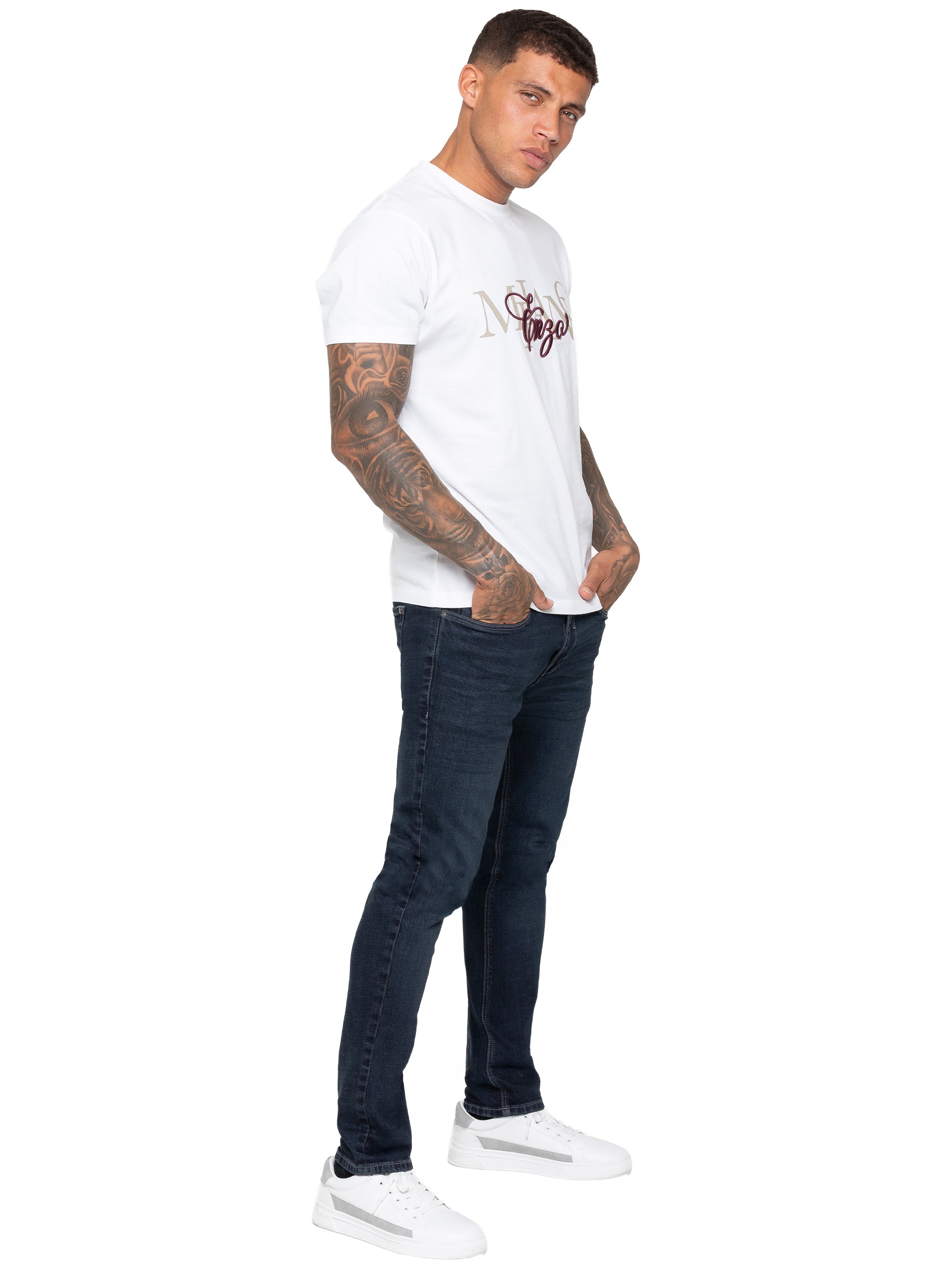 Enzo Milano | Men's Classic Tapered Jeans