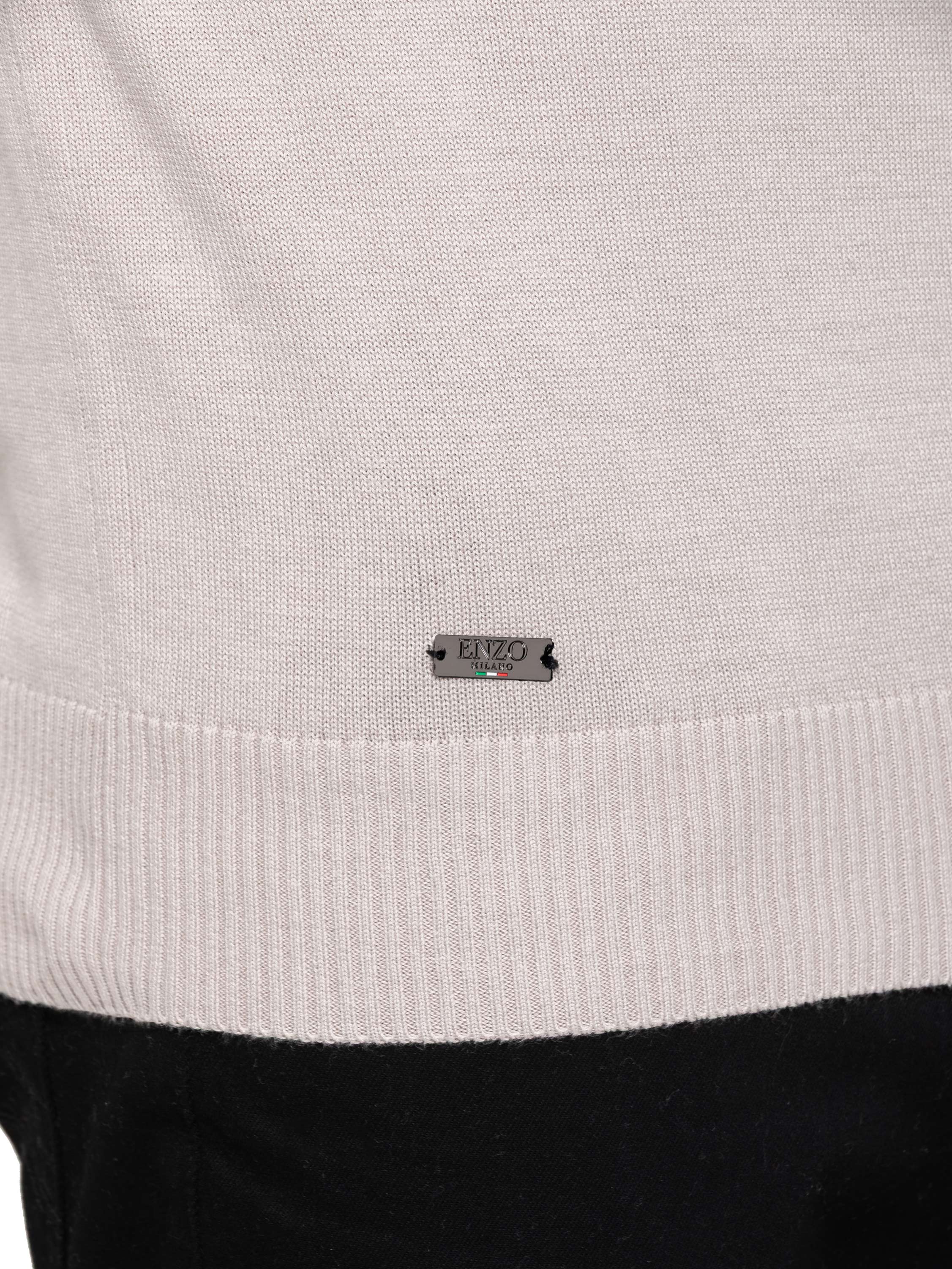 Enzo Milano | Mens Funnel Neck Knit Jumper