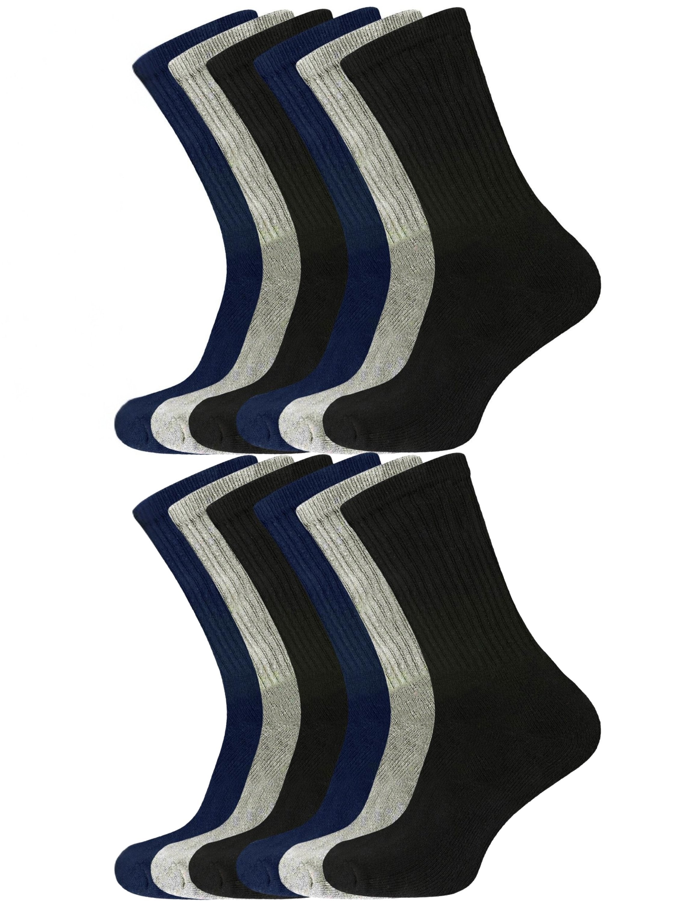 Mens Sports Socks Ankle Gym Quarter Socks 12 Pack