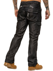 Enzo | Mens Combat Denim Jeans Designer Menswear