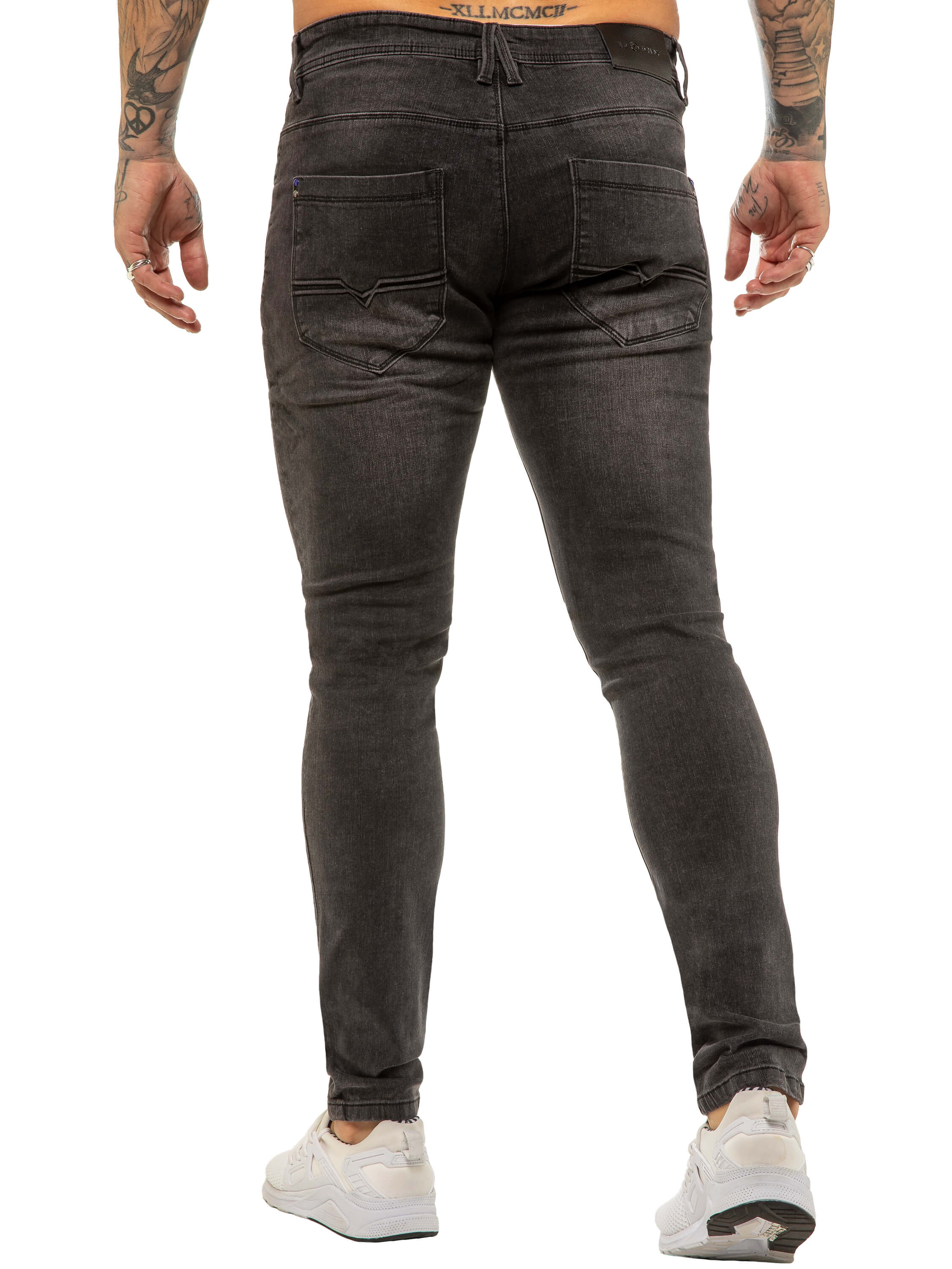 ETO | Mens Designer Basic Hyperstretch Blue Jeans