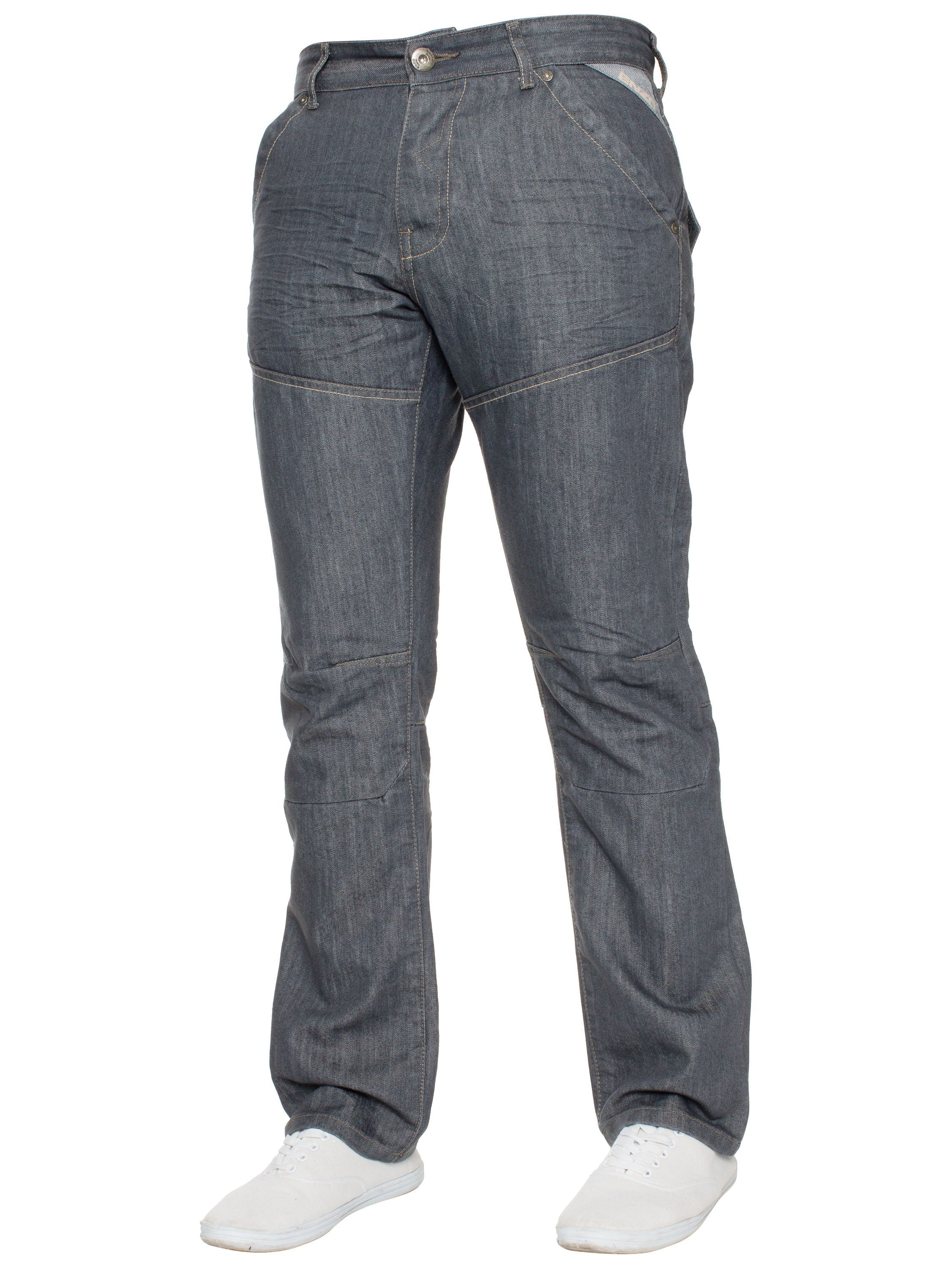 Enzo | Mens Straight Leg Denim Jeans