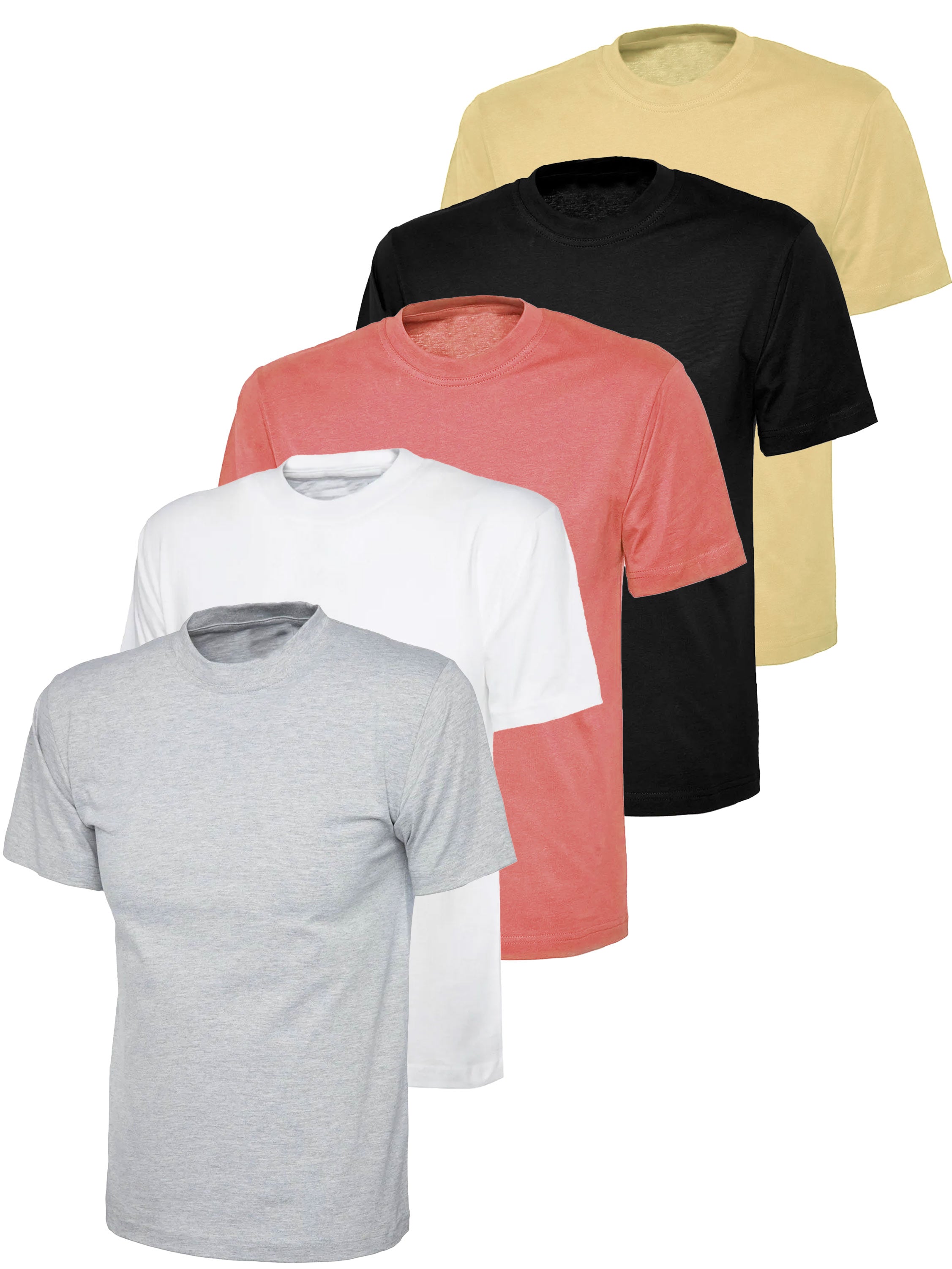Kruze | Womens Crew Neck T-Shirts (5 Pack)