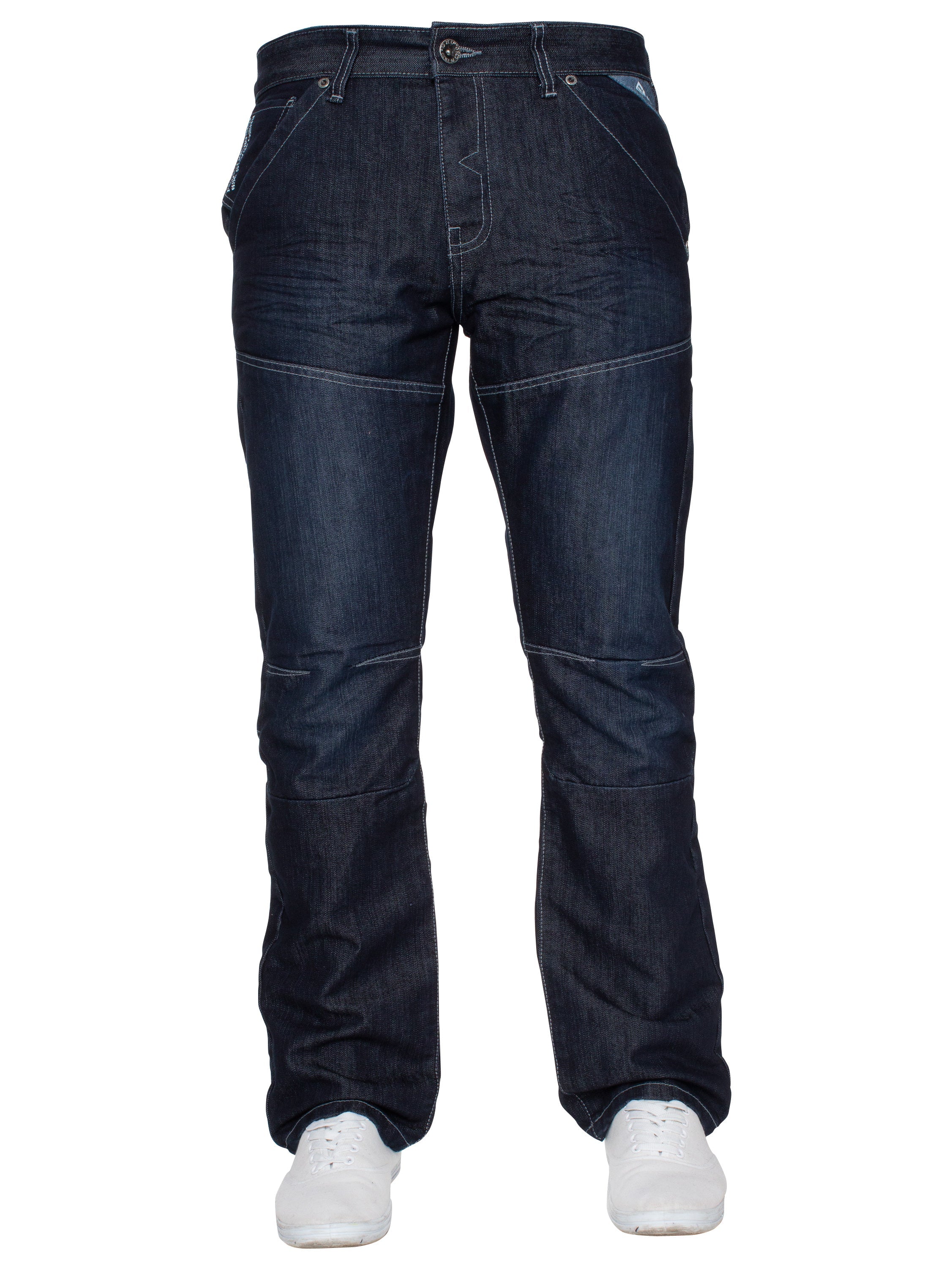 Enzo | Mens Straight Leg Denim Jeans