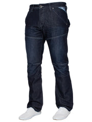 Enzo | Mens Straight Leg Denim Jeans