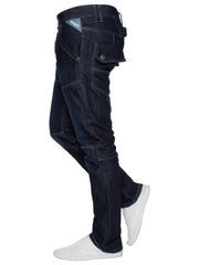 Enzo | Mens Straight Leg Denim Jeans