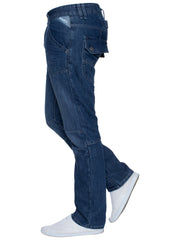 Enzo | Mens Straight Leg Denim Jeans