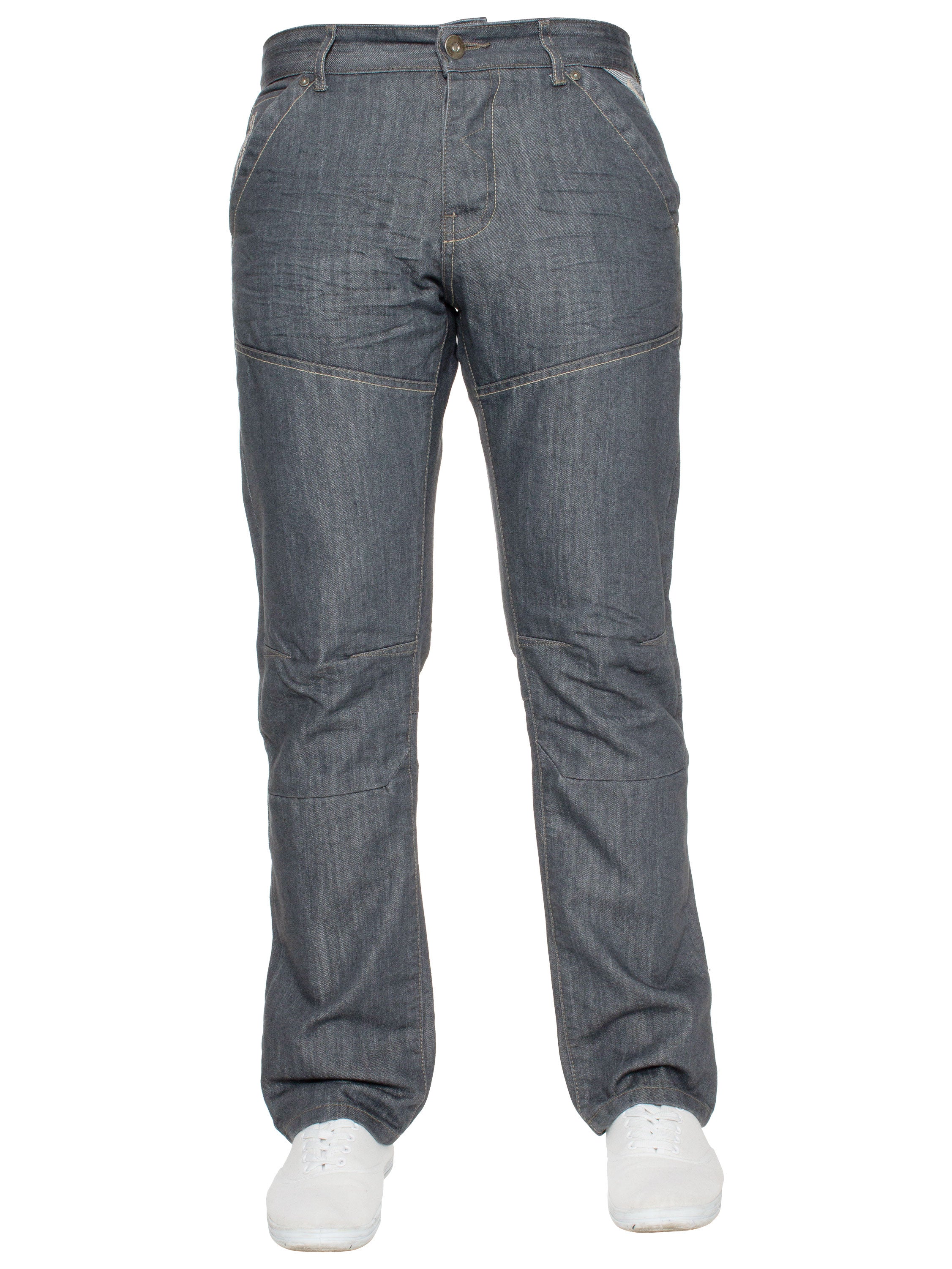 Enzo | Mens Straight Leg Denim Jeans