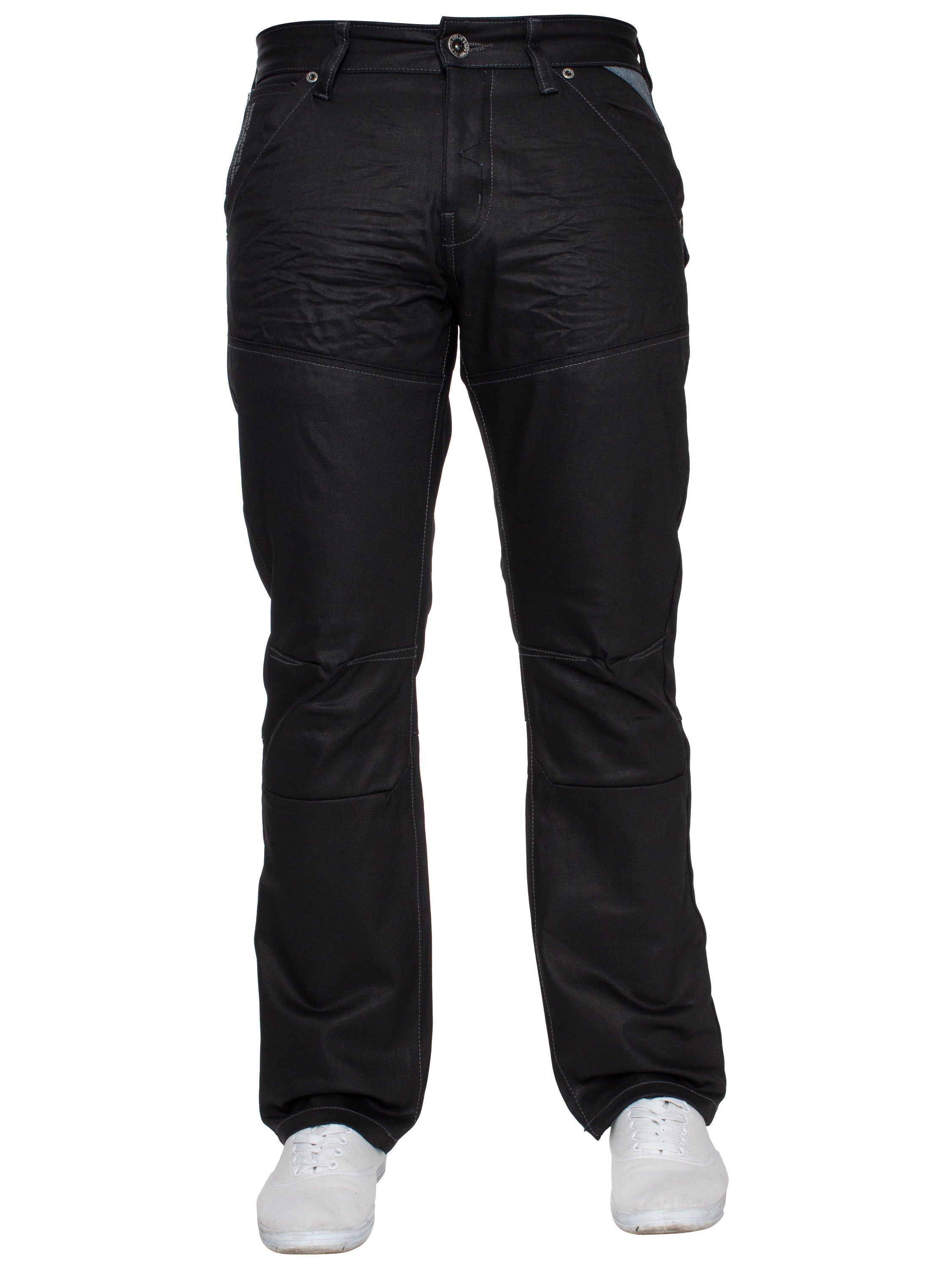 Enzo | Mens Straight Leg Denim Jeans