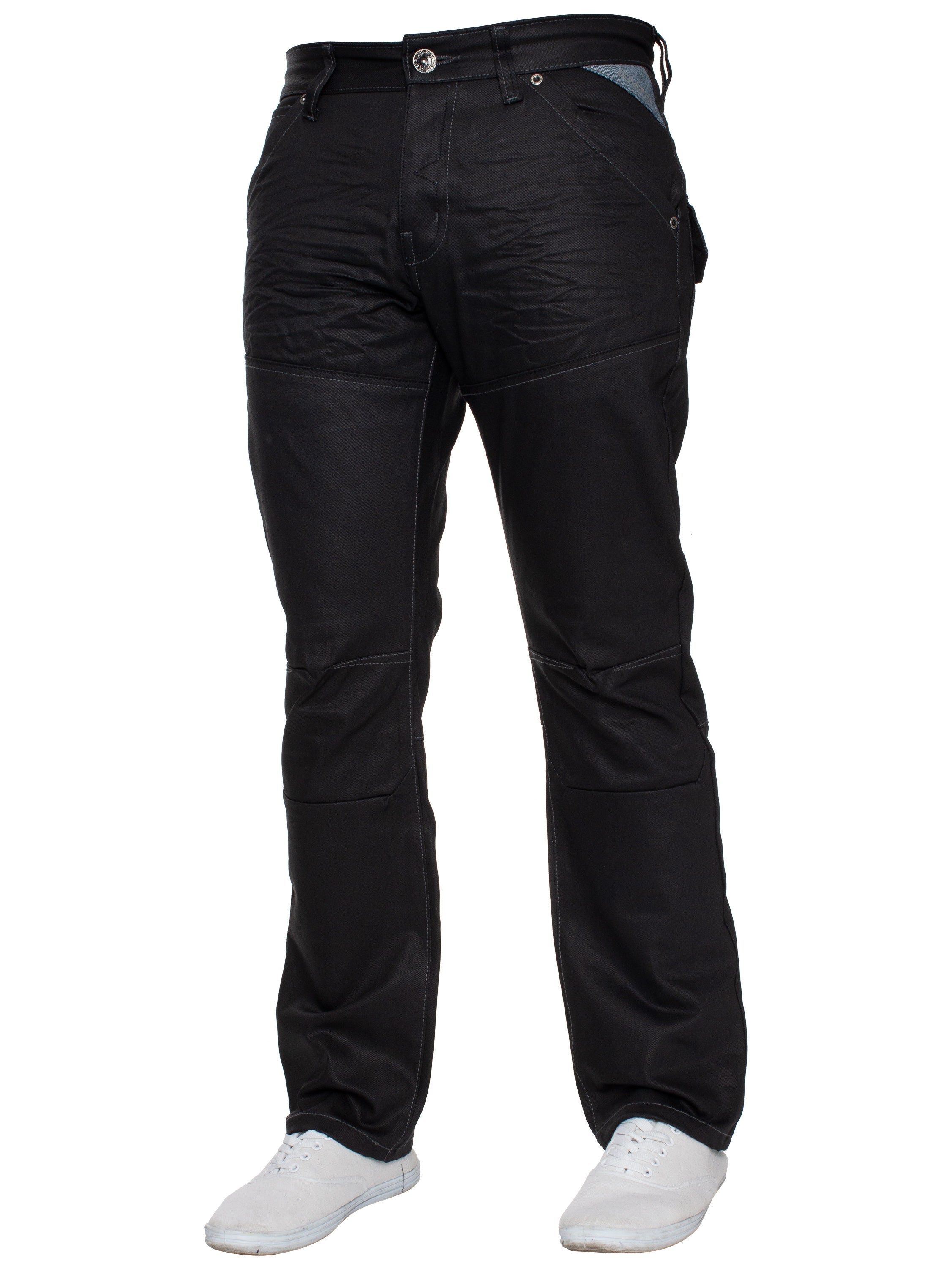 Enzo | Mens Straight Leg Denim Jeans