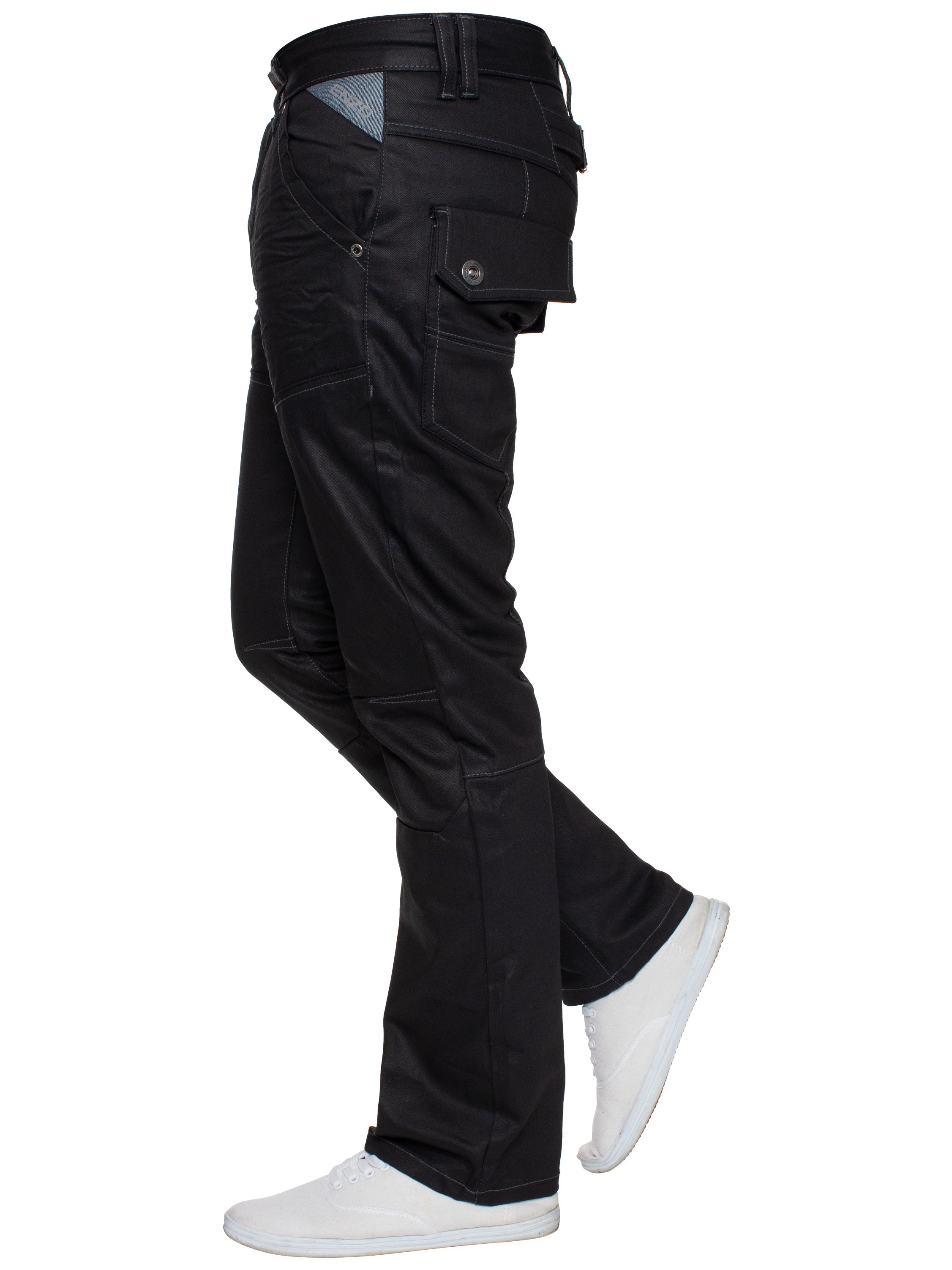 Enzo | Mens Straight Leg Denim Jeans