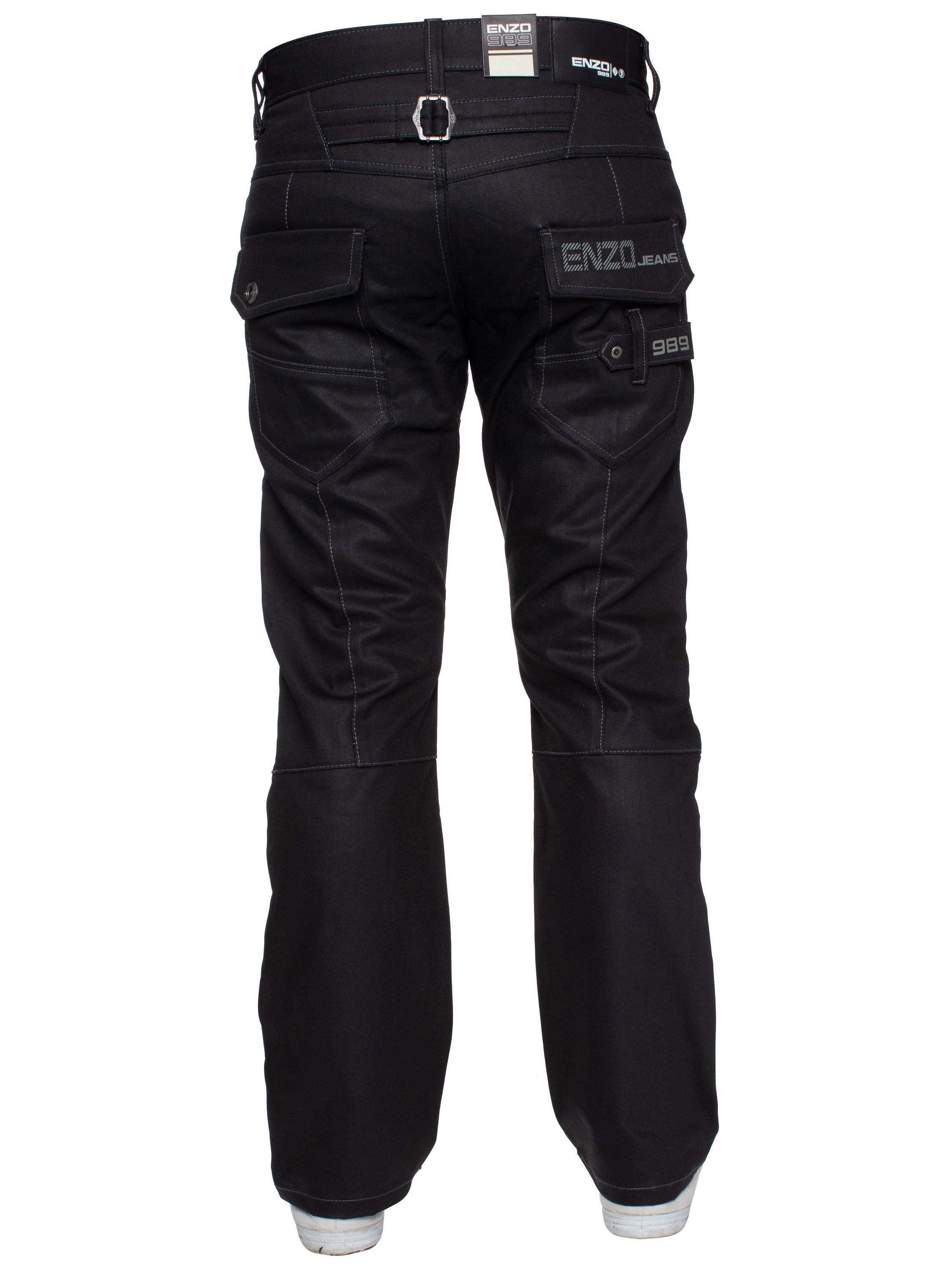 Enzo | Mens Straight Leg Denim Jeans