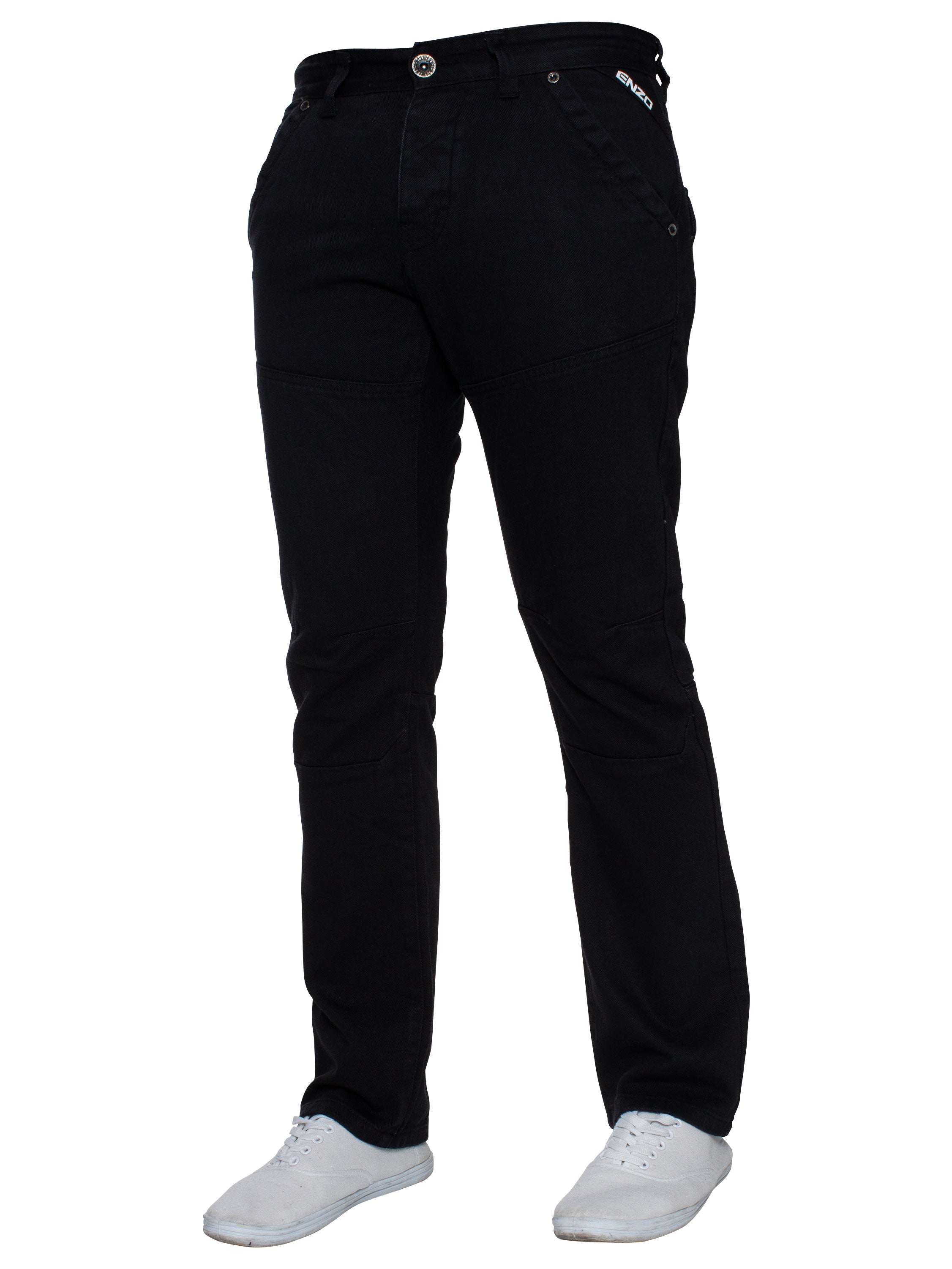 Enzo | Mens Straight Leg Denim Jeans