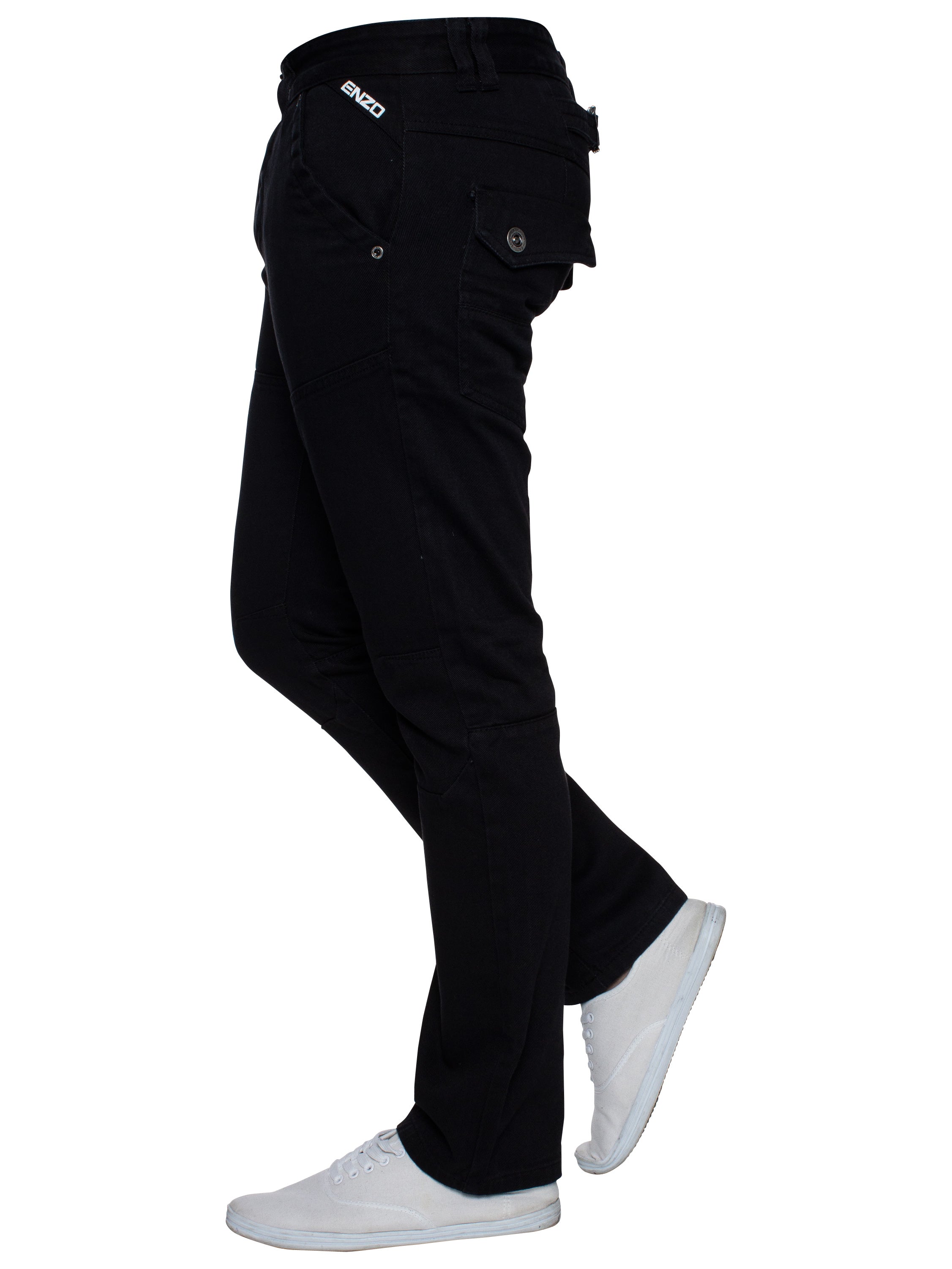Enzo | Mens Straight Leg Denim Jeans