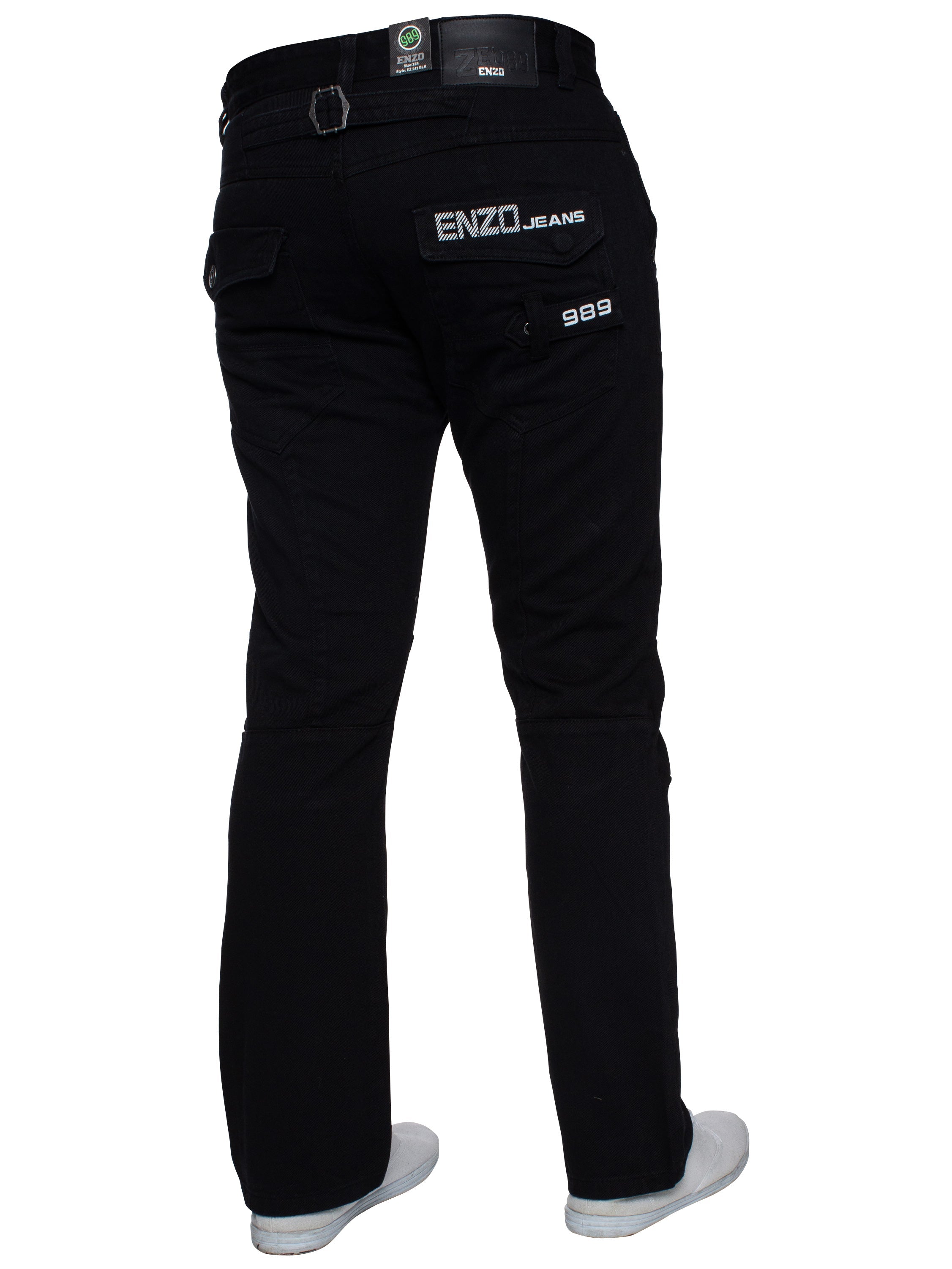 Enzo | Mens Straight Leg Denim Jeans