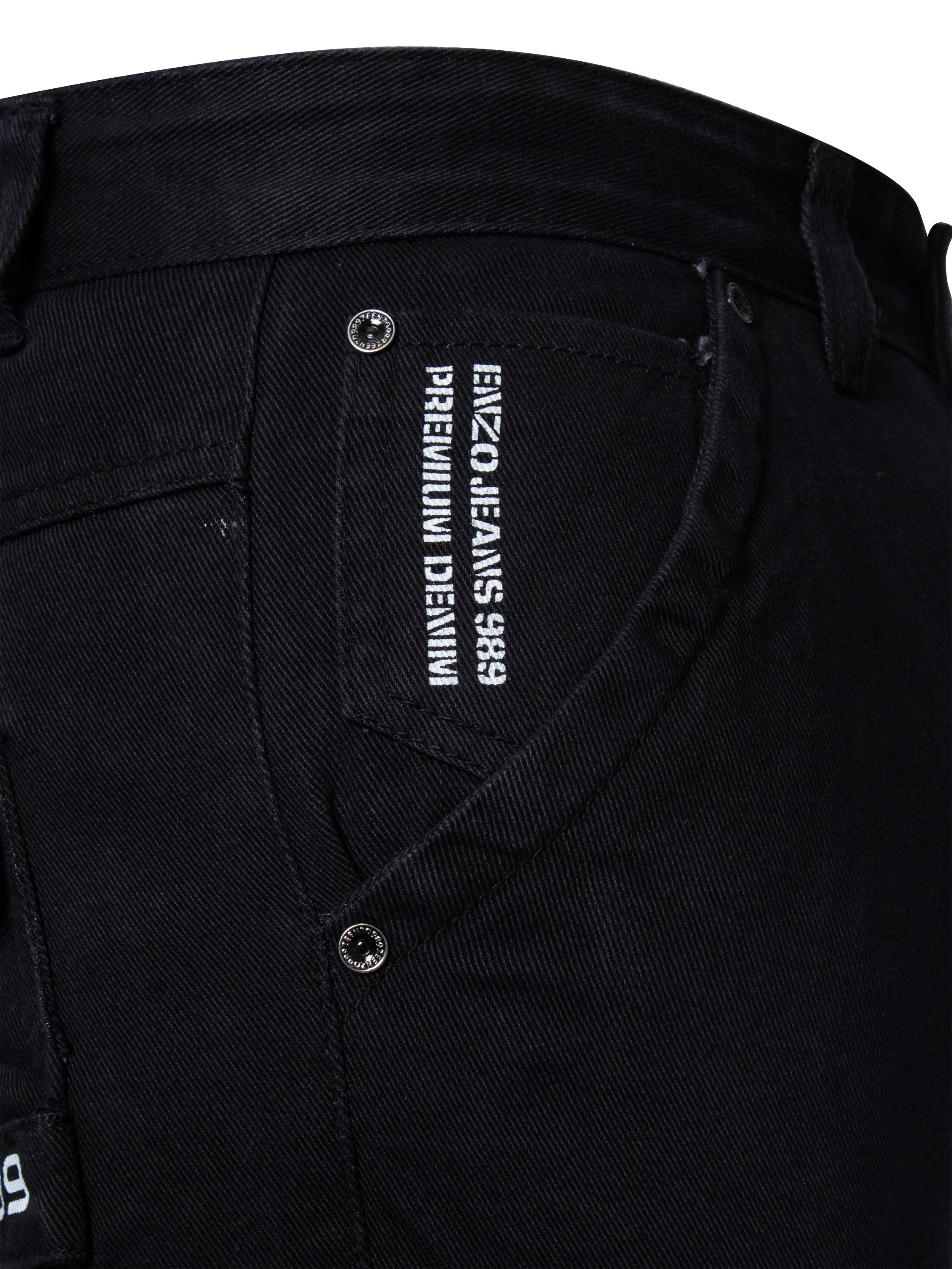 Enzo | Mens Straight Leg Denim Jeans