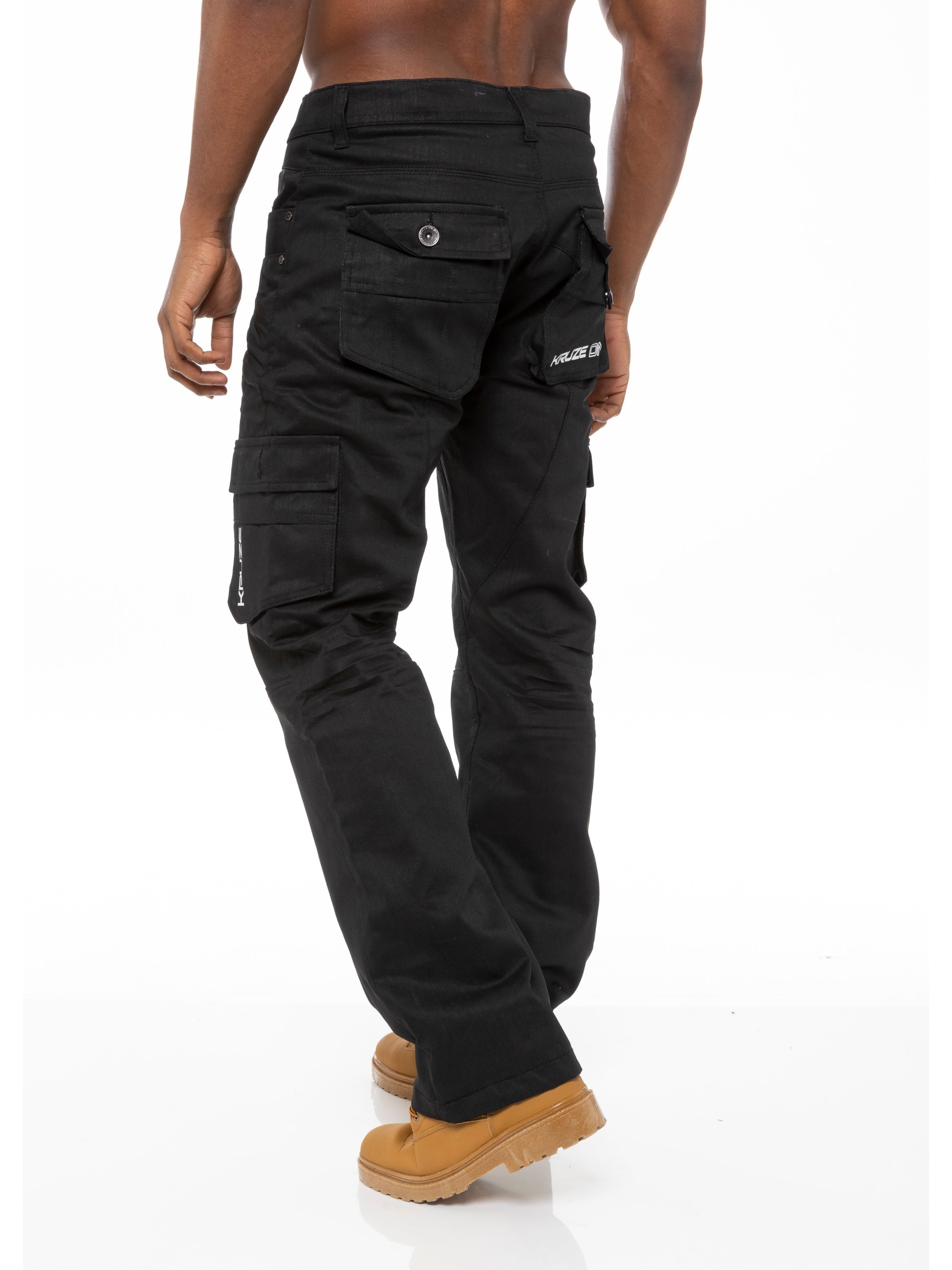 Kruze | Mens Cargo Combat Jeans