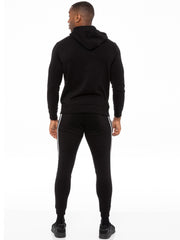 Enzo | Mens Full Zip Up Hoodie Tape Tracksuit Set