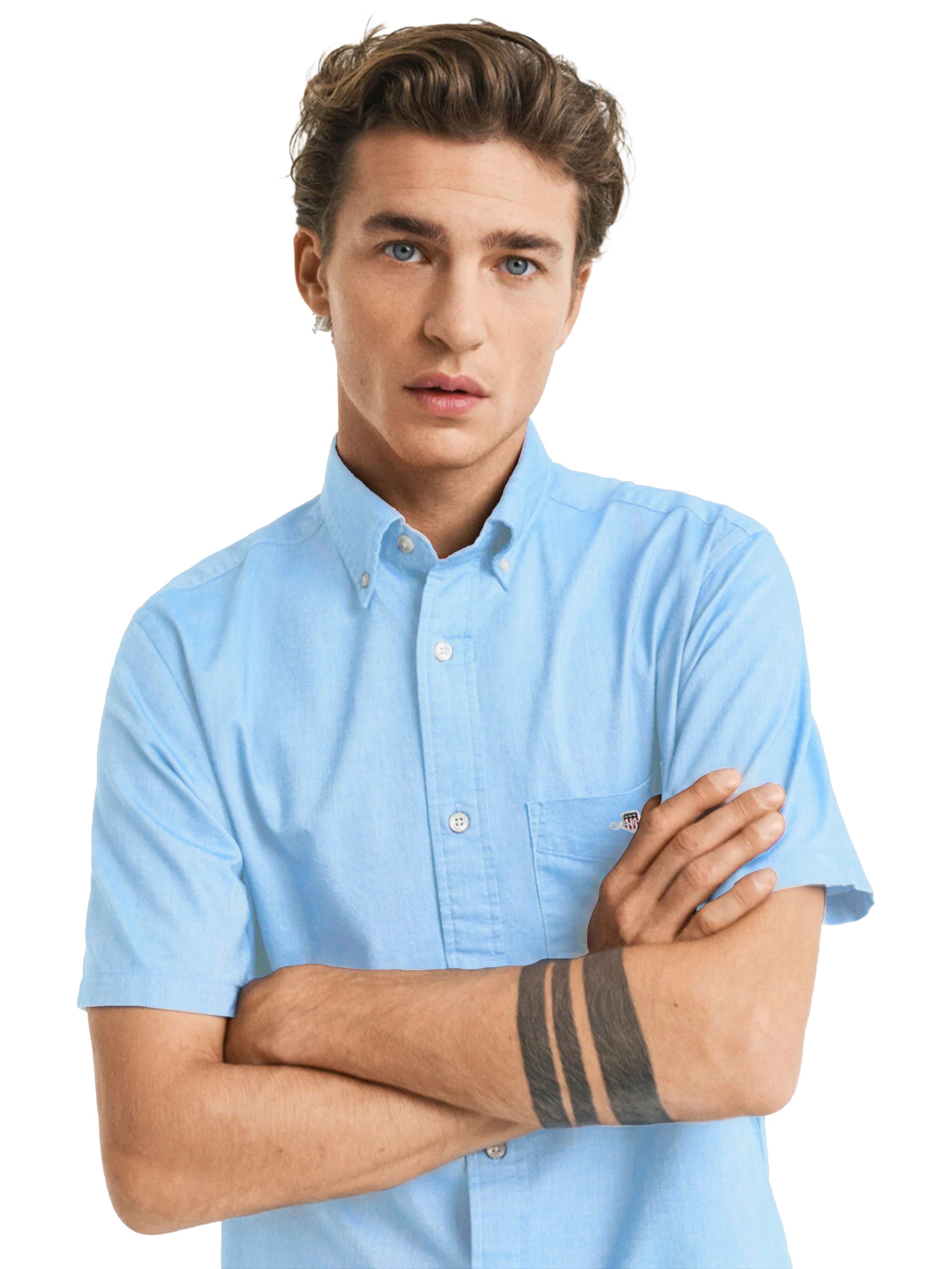 Gant | Mens Short Sleeve Regular Oxford Shirt